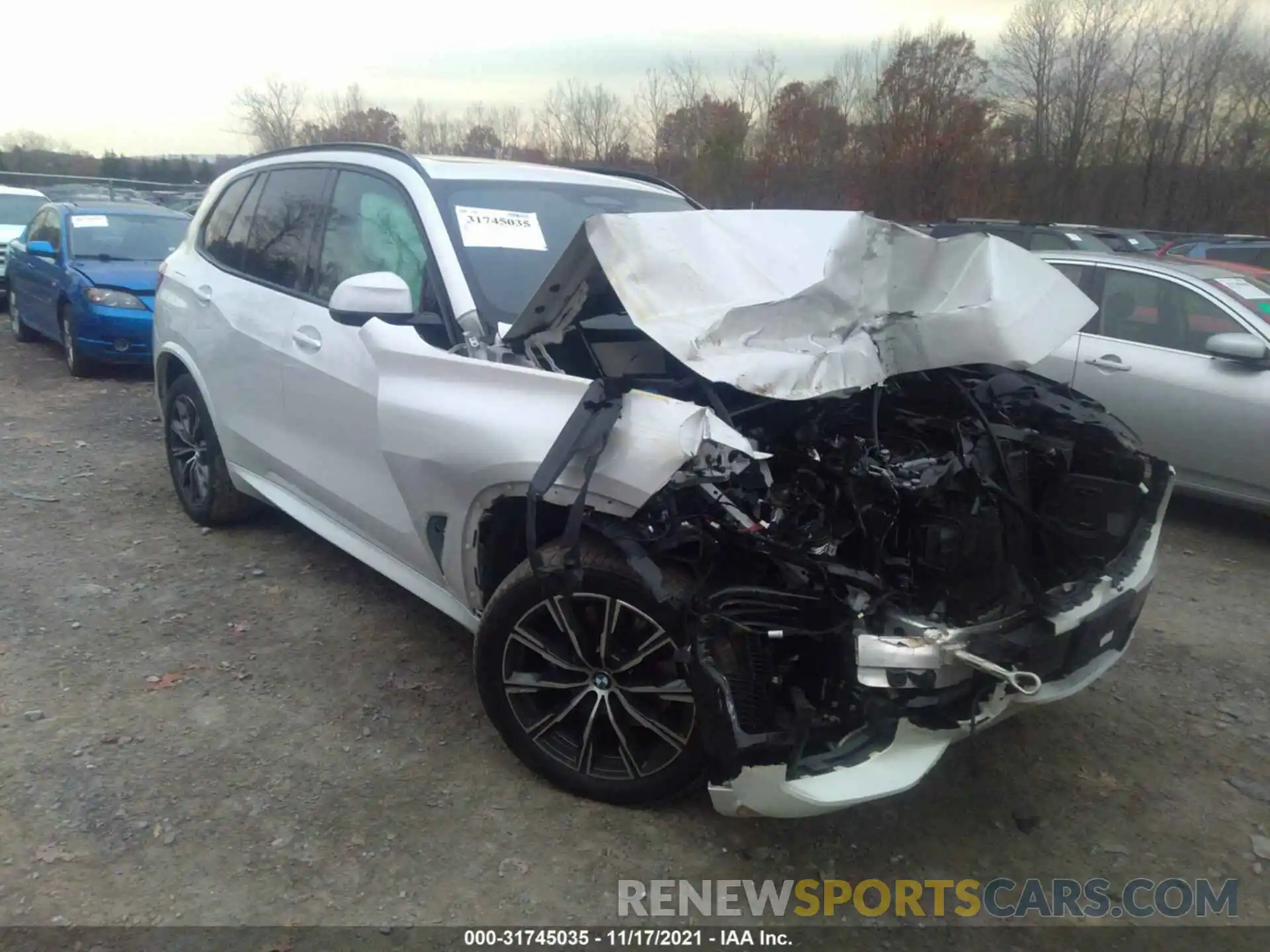 1 Photograph of a damaged car 5UXCR6C04M9F50807 BMW X5 2021