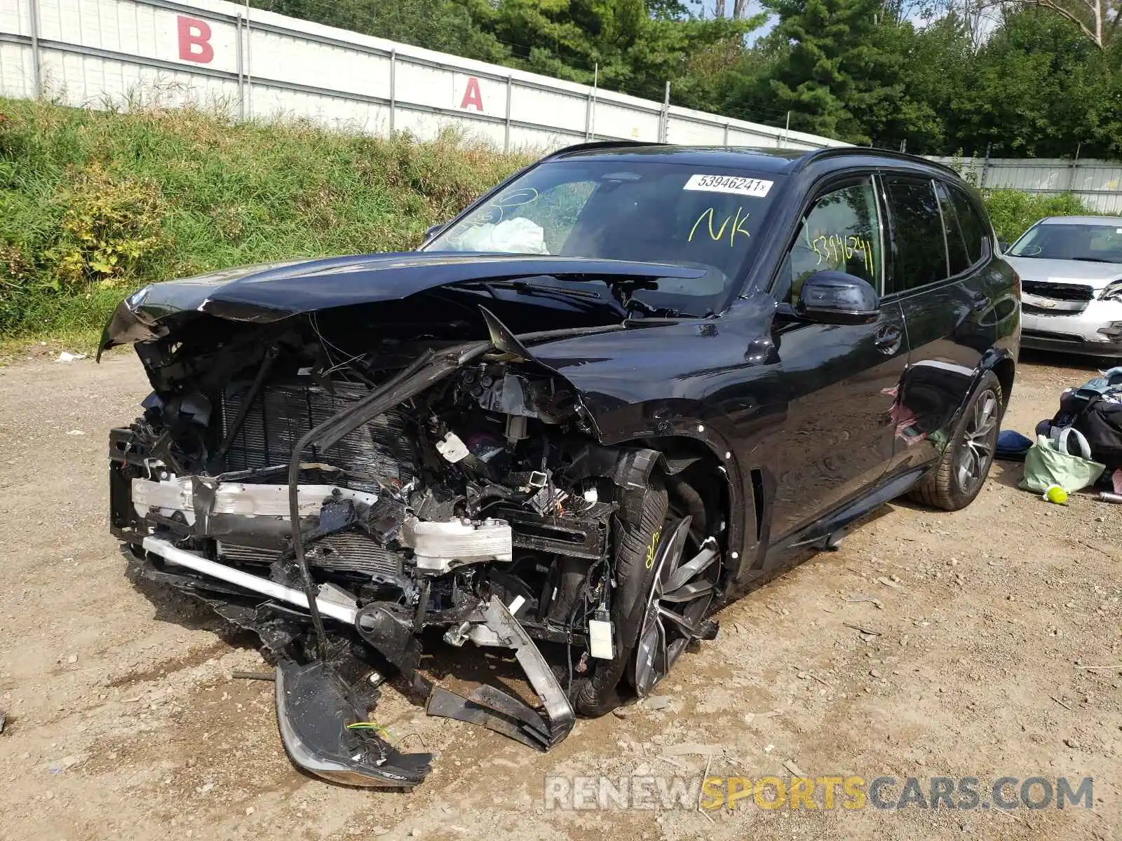 2 Photograph of a damaged car 5UXCR6C05M9F90376 BMW X5 2021