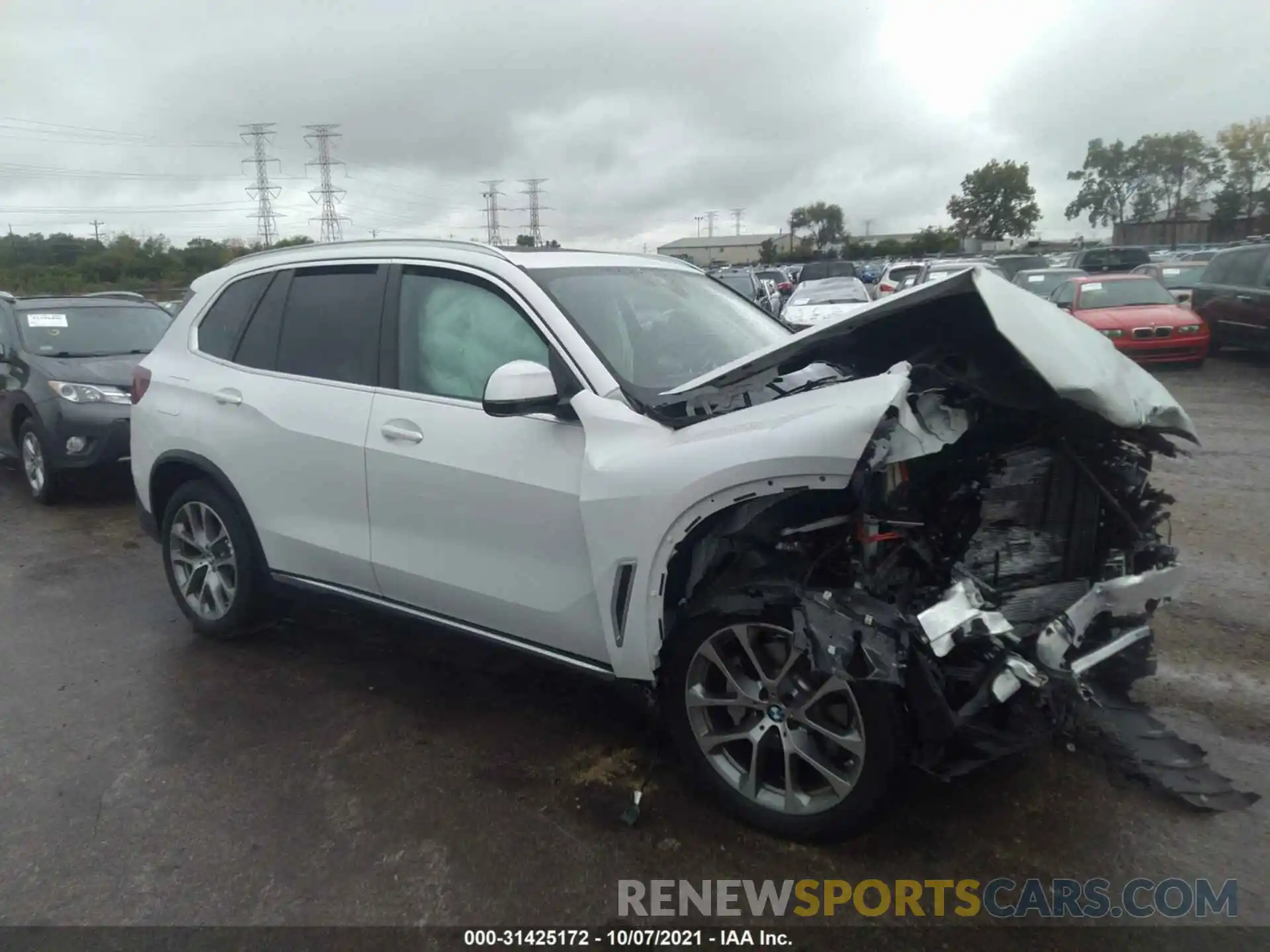 1 Photograph of a damaged car 5UXCR6C06M9F16853 BMW X5 2021