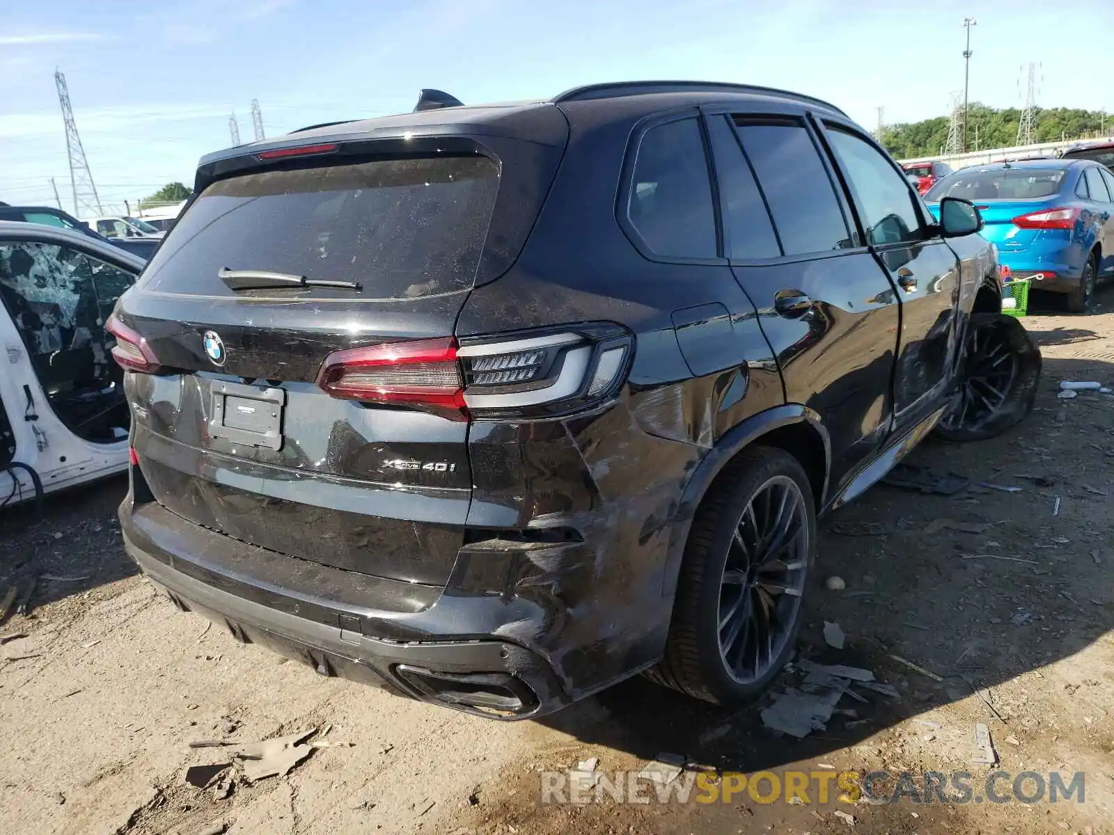 4 Photograph of a damaged car 5UXCR6C06M9F35404 BMW X5 2021