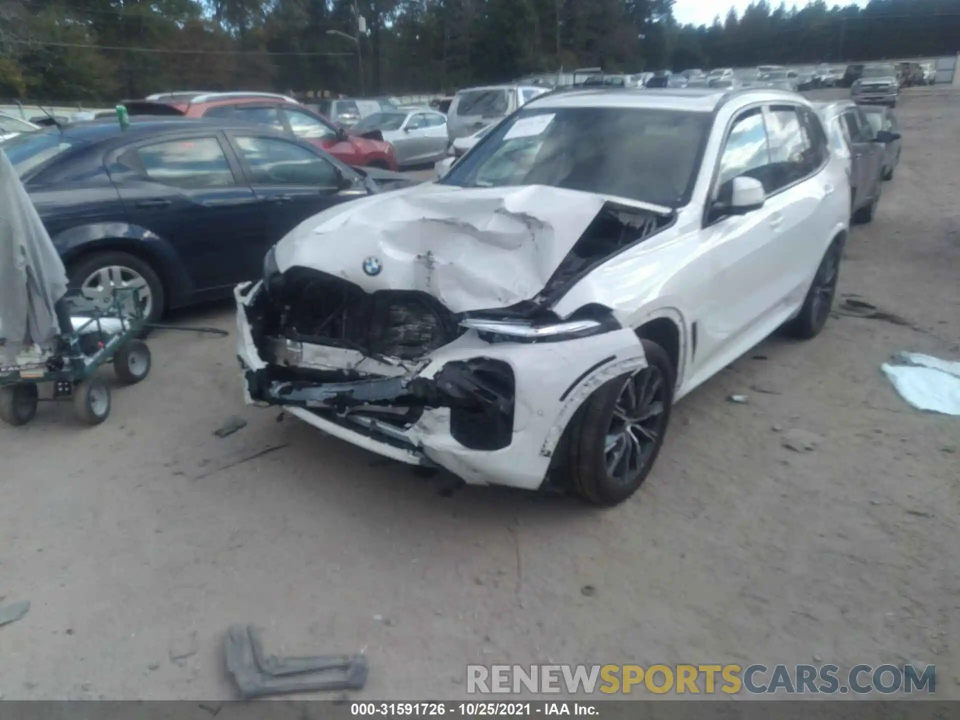 2 Photograph of a damaged car 5UXCR6C06M9G21912 BMW X5 2021