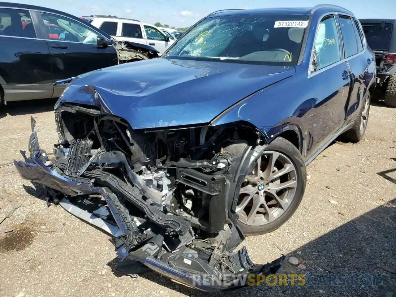 2 Photograph of a damaged car 5UXCR6C07M9F28784 BMW X5 2021