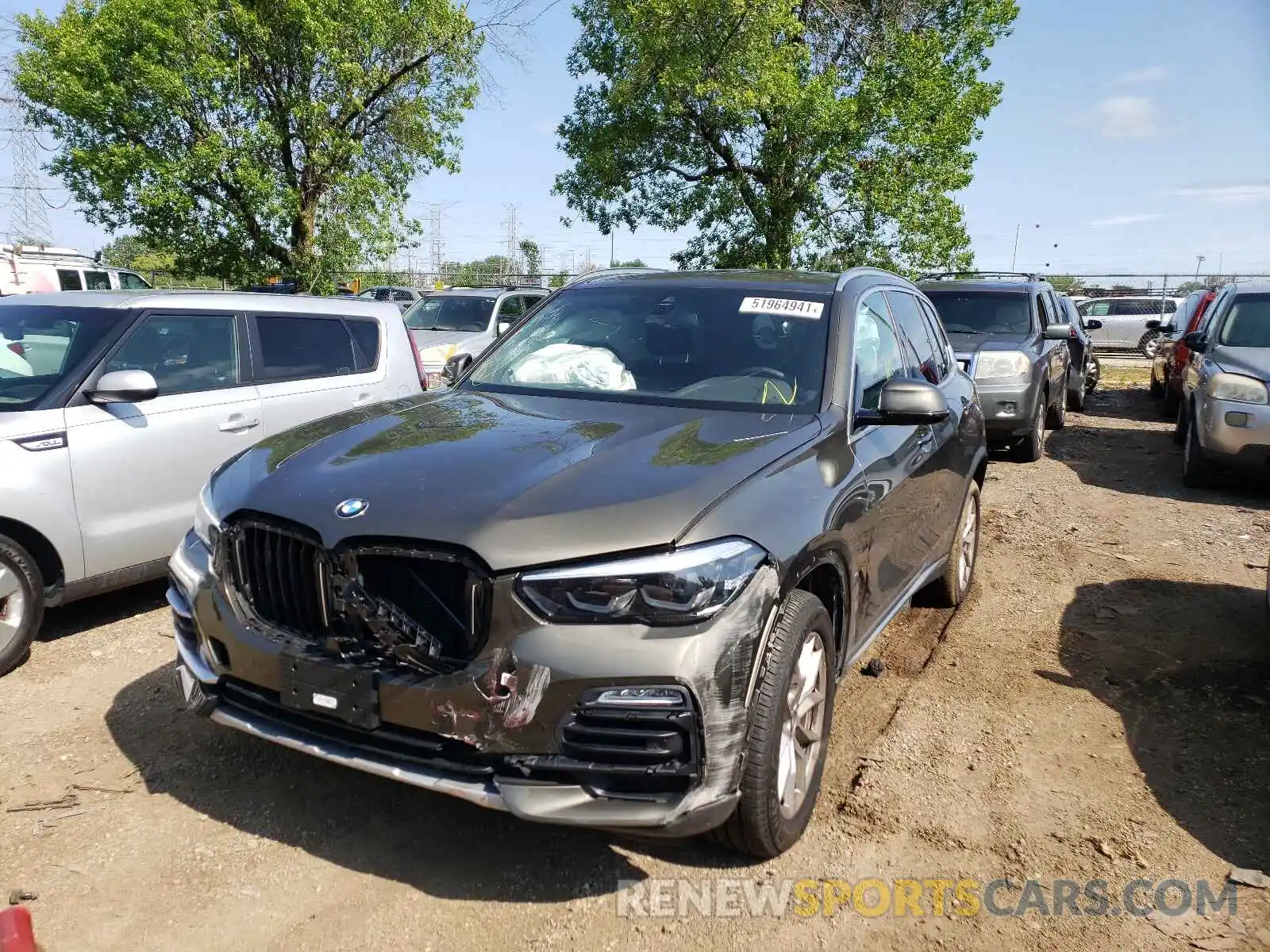 2 Фотография поврежденного автомобиля 5UXCR6C07M9F35668 BMW X5 2021