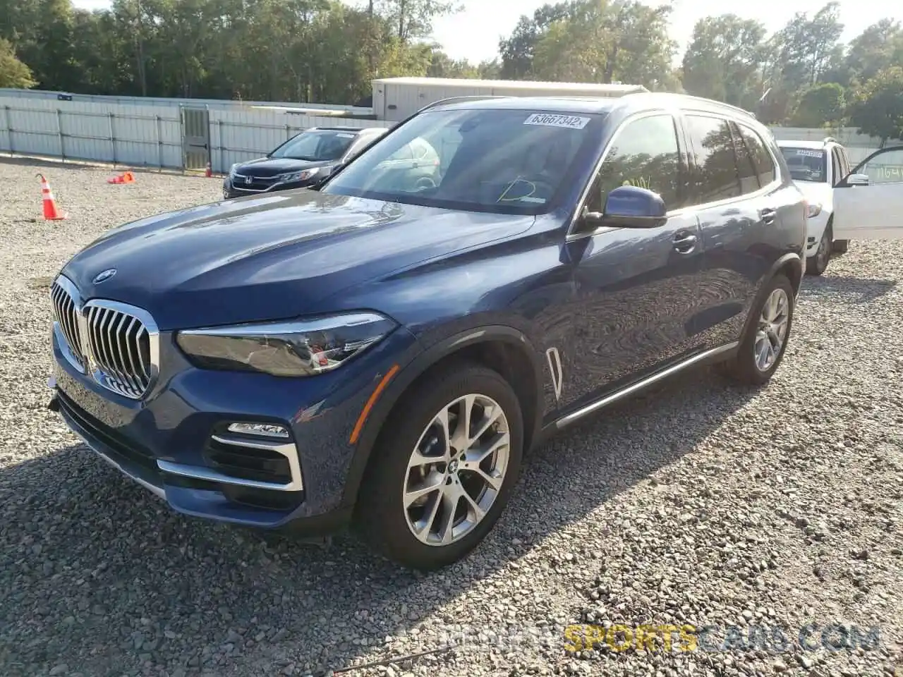 2 Photograph of a damaged car 5UXCR6C07M9F36075 BMW X5 2021