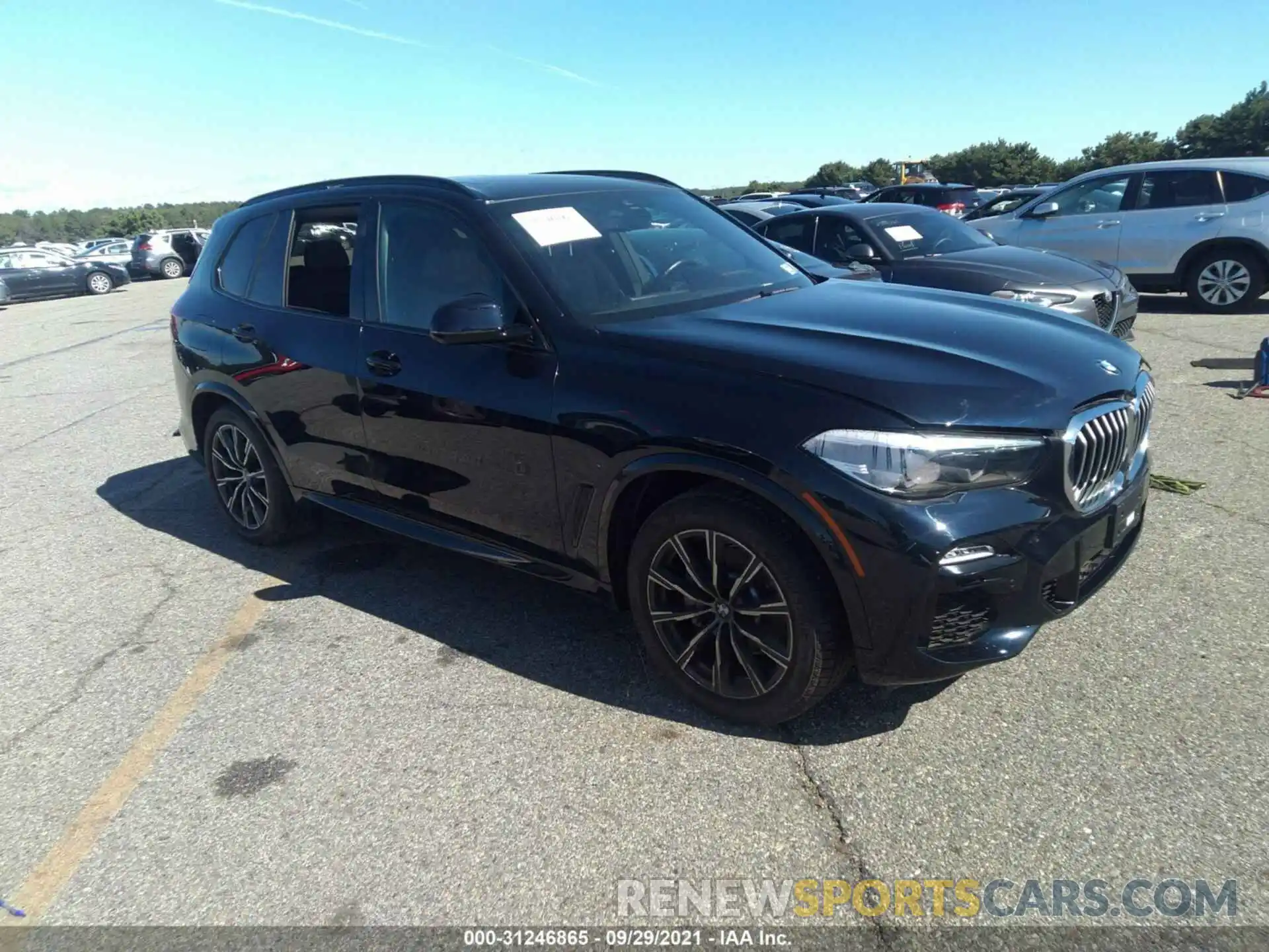 1 Photograph of a damaged car 5UXCR6C08M9F58764 BMW X5 2021