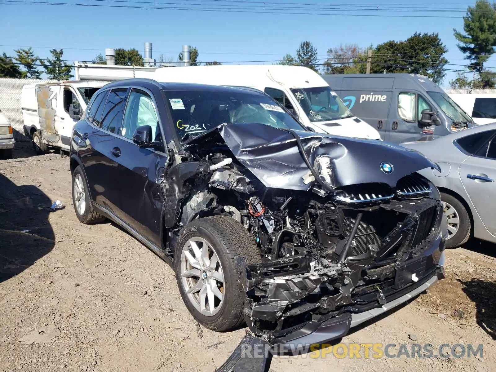 1 Photograph of a damaged car 5UXCR6C08M9G08546 BMW X5 2021