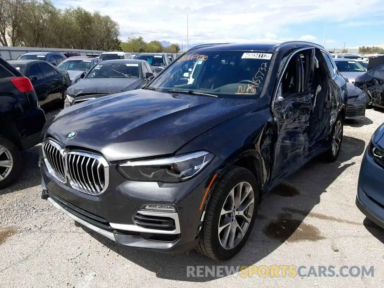 2 Photograph of a damaged car 5UXCR6C08M9G98104 BMW X5 2021