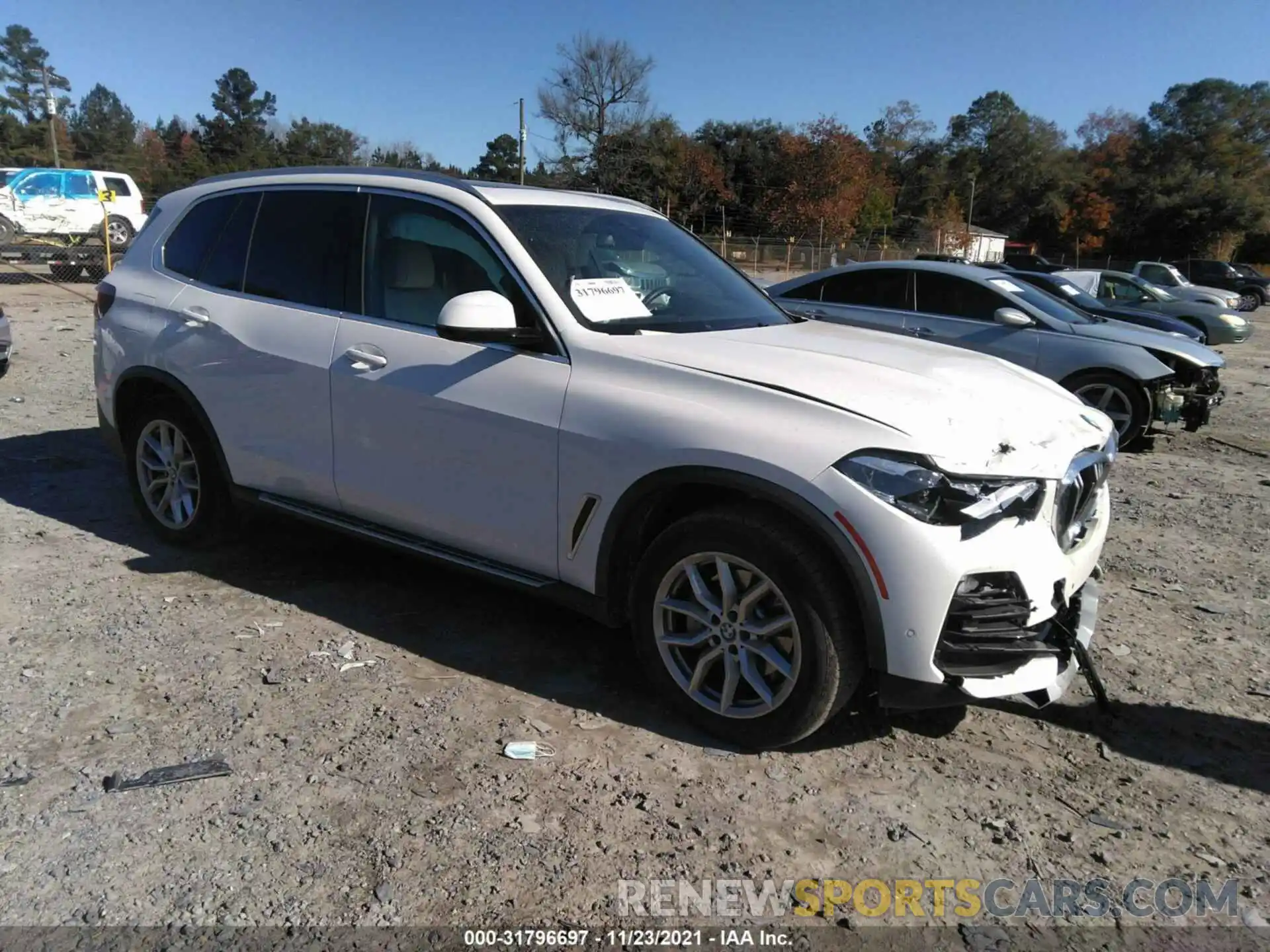 1 Photograph of a damaged car 5UXCR6C08M9H03186 BMW X5 2021