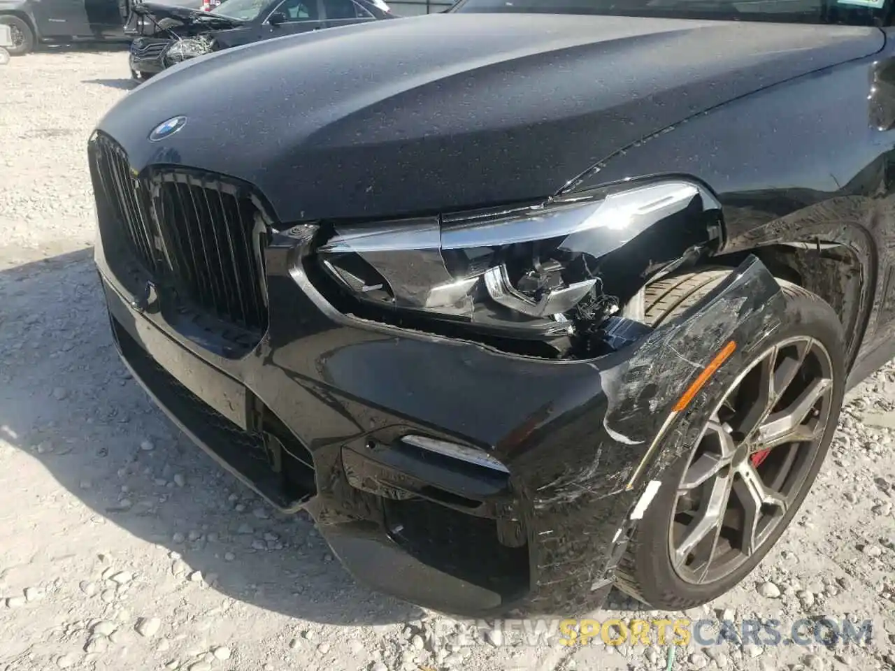 9 Фотография поврежденного автомобиля 5UXCR6C08M9H56664 BMW X5 2021