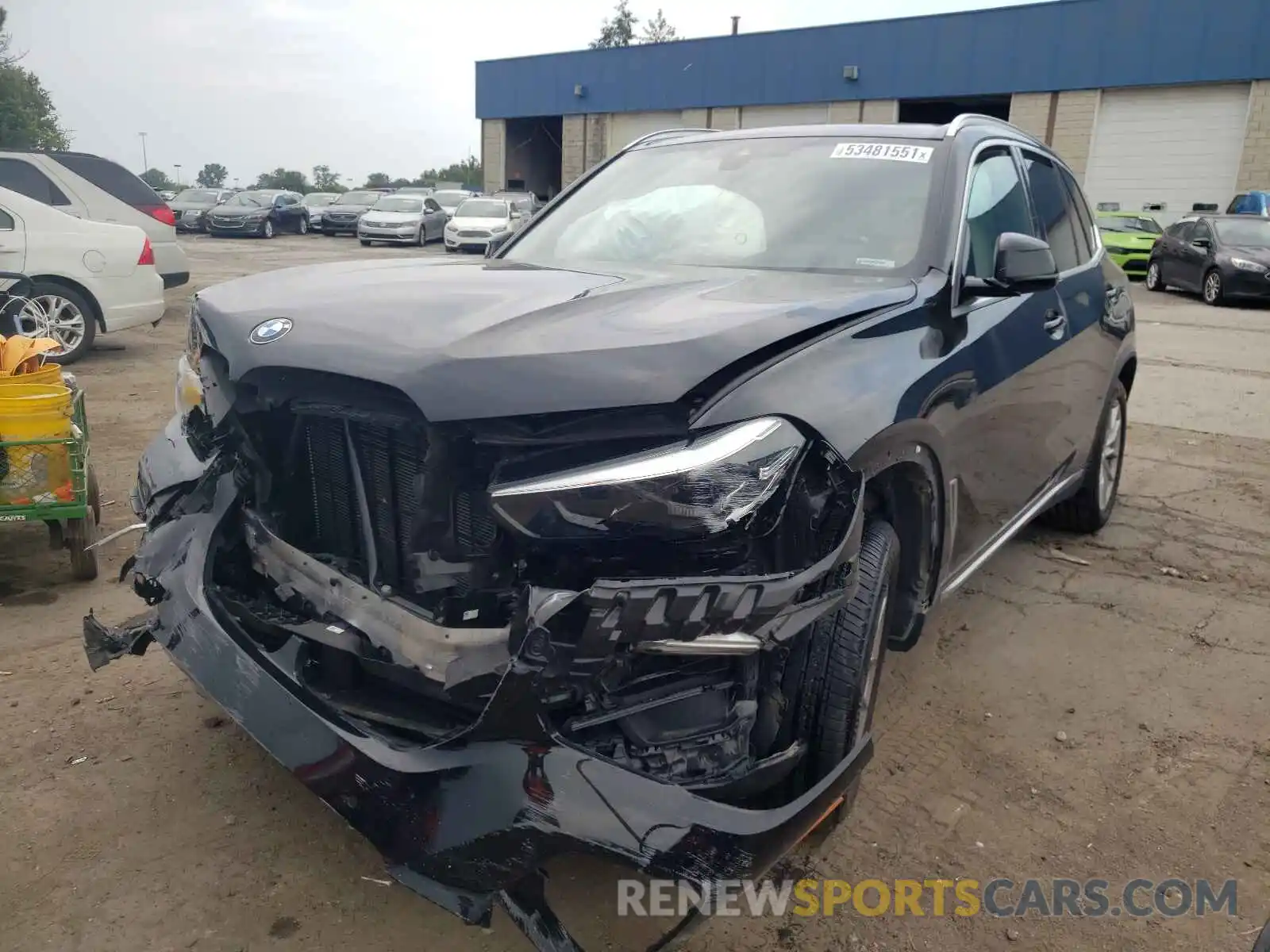 2 Photograph of a damaged car 5UXCR6C09M9F76383 BMW X5 2021