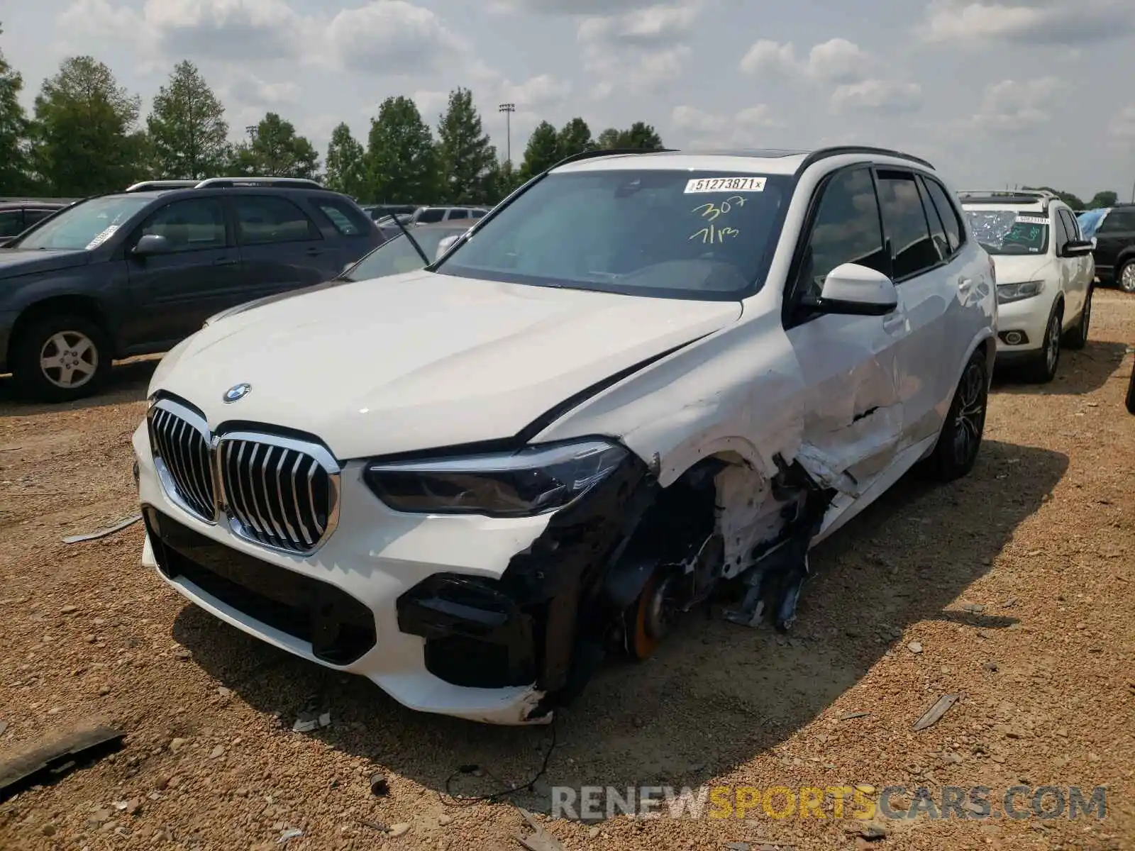 2 Photograph of a damaged car 5UXCR6C09M9G34248 BMW X5 2021