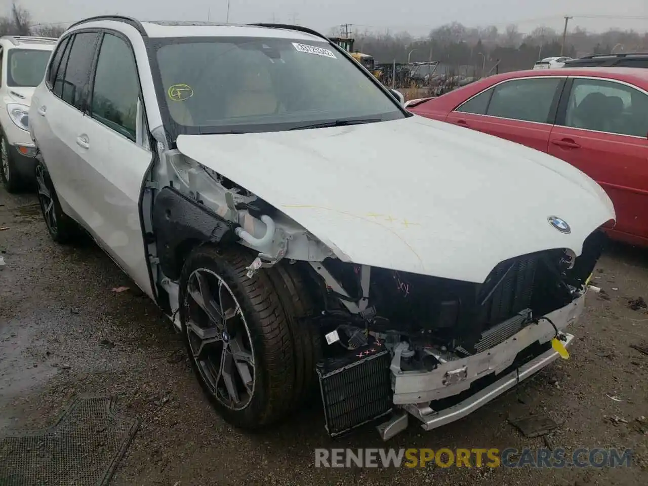 1 Photograph of a damaged car 5UXCR6C09M9G80775 BMW X5 2021