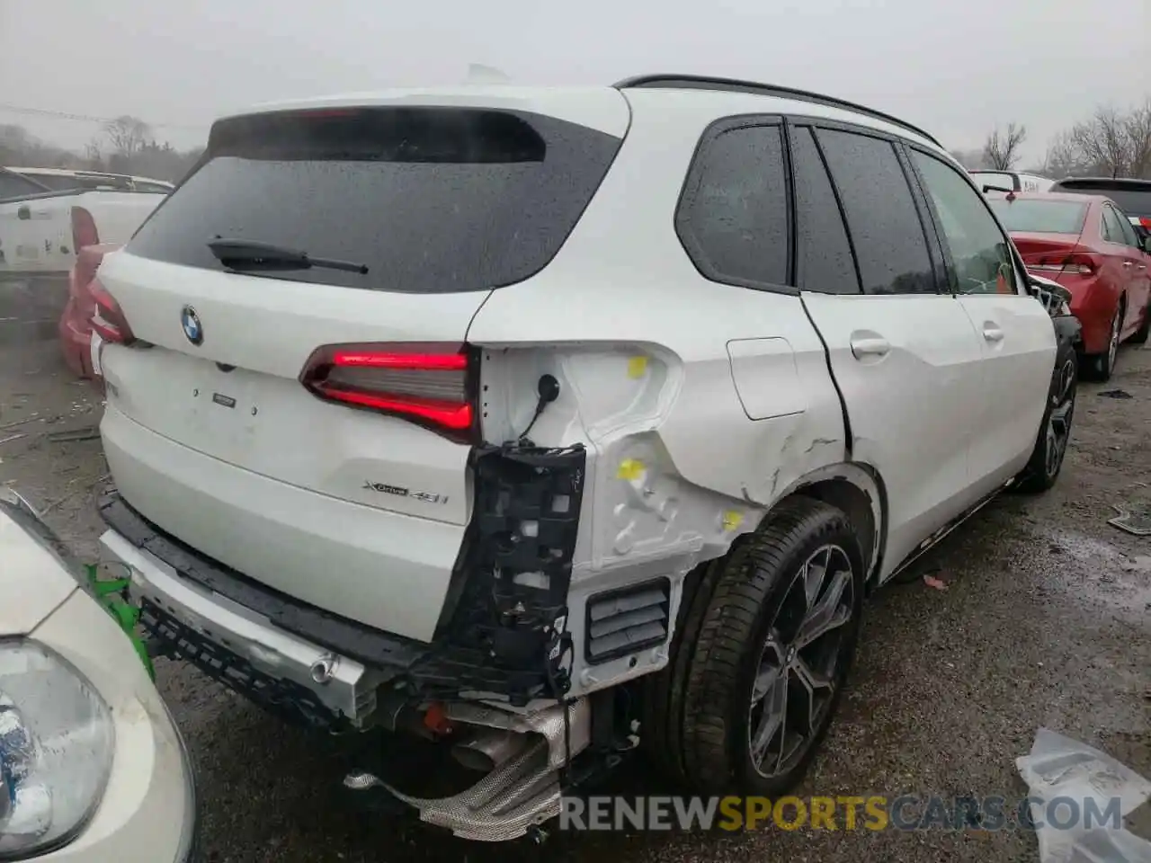 4 Photograph of a damaged car 5UXCR6C09M9G80775 BMW X5 2021