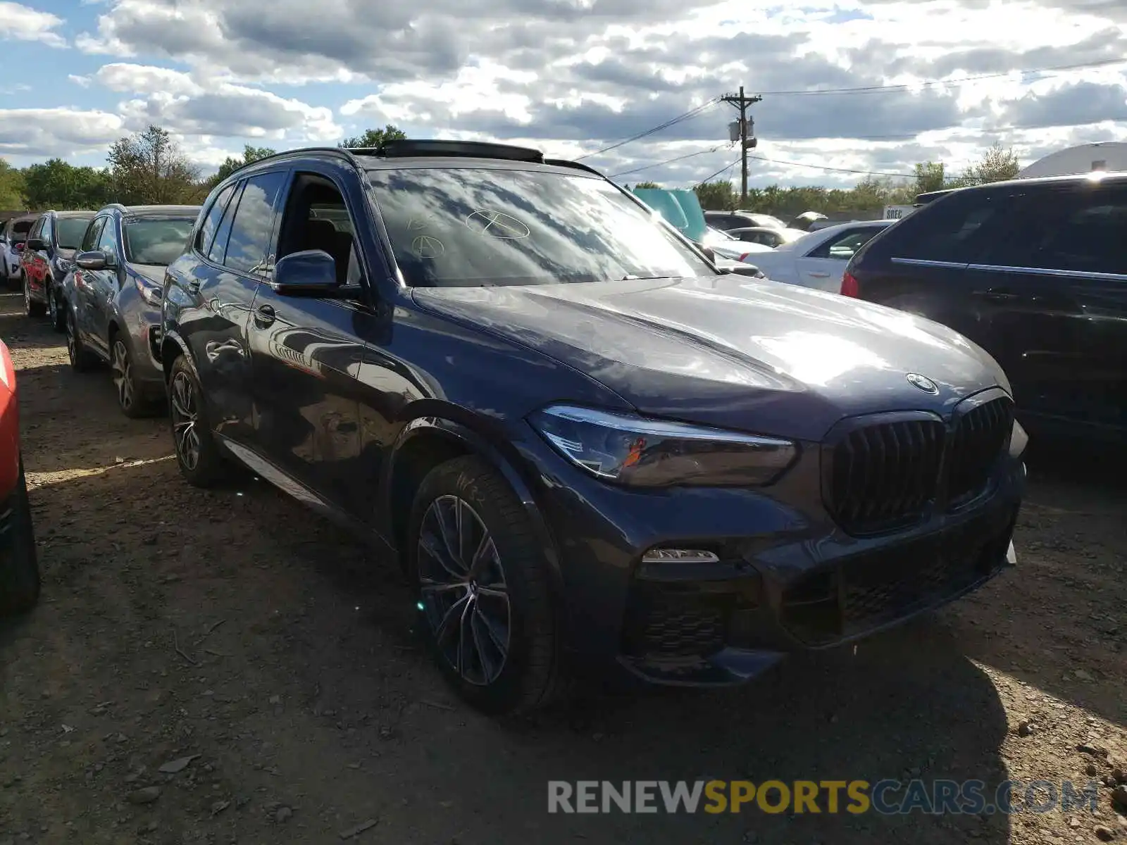 1 Photograph of a damaged car 5UXCR6C0XM9D83188 BMW X5 2021