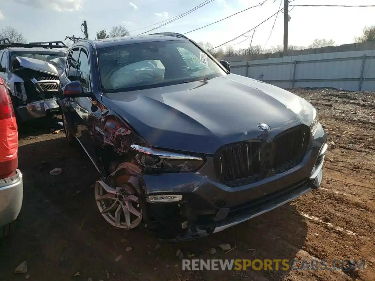 9 Photograph of a damaged car 5UXCR6C0XM9E68189 BMW X5 2021