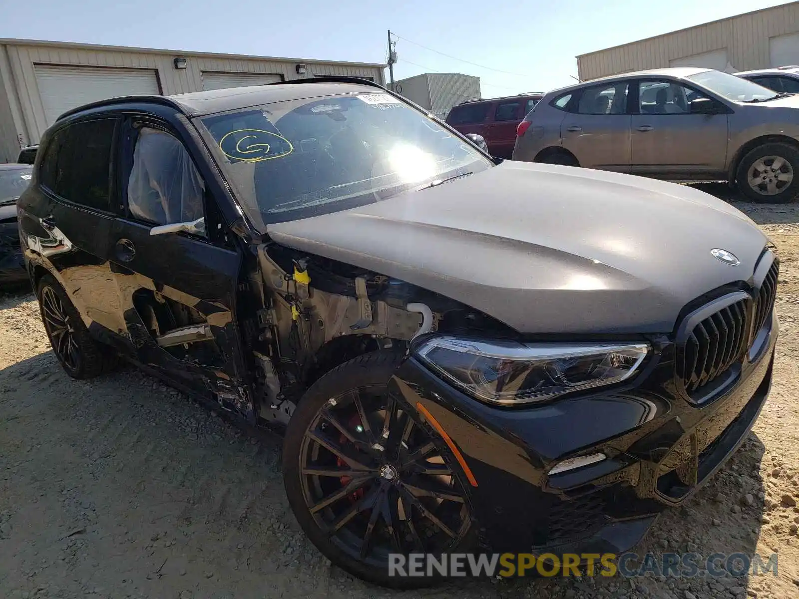 1 Photograph of a damaged car 5UXCR6C0XM9G19368 BMW X5 2021