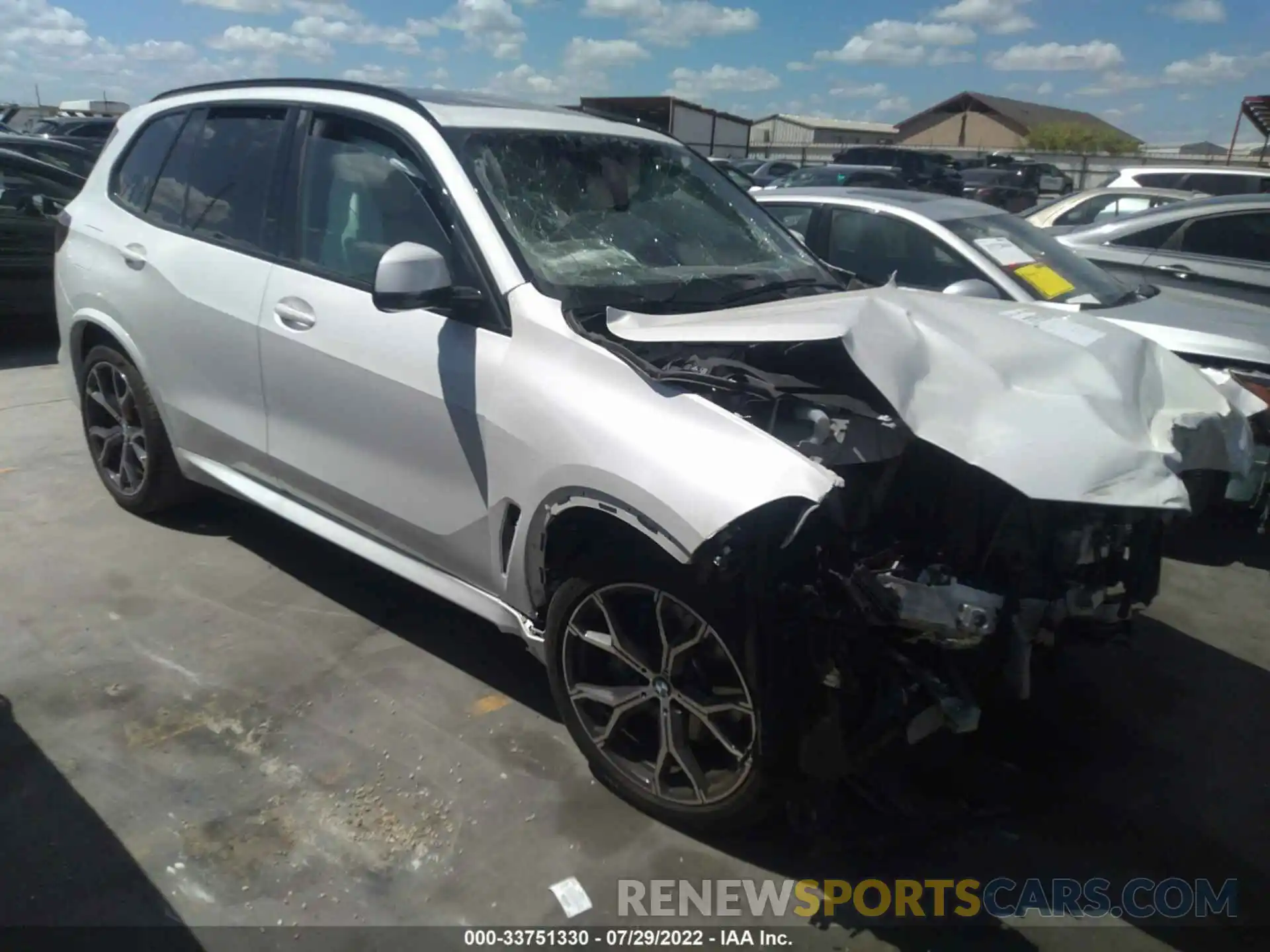 1 Photograph of a damaged car 5UXCR6C0XM9G71597 BMW X5 2021