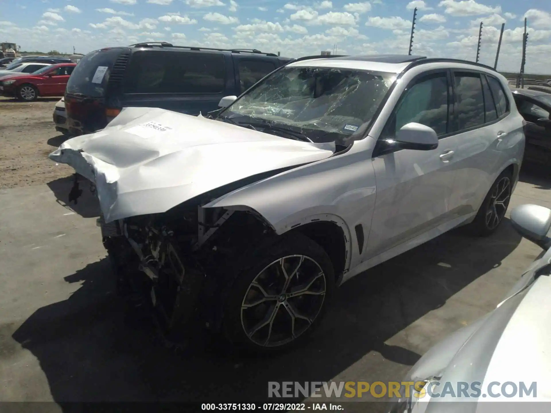 2 Photograph of a damaged car 5UXCR6C0XM9G71597 BMW X5 2021