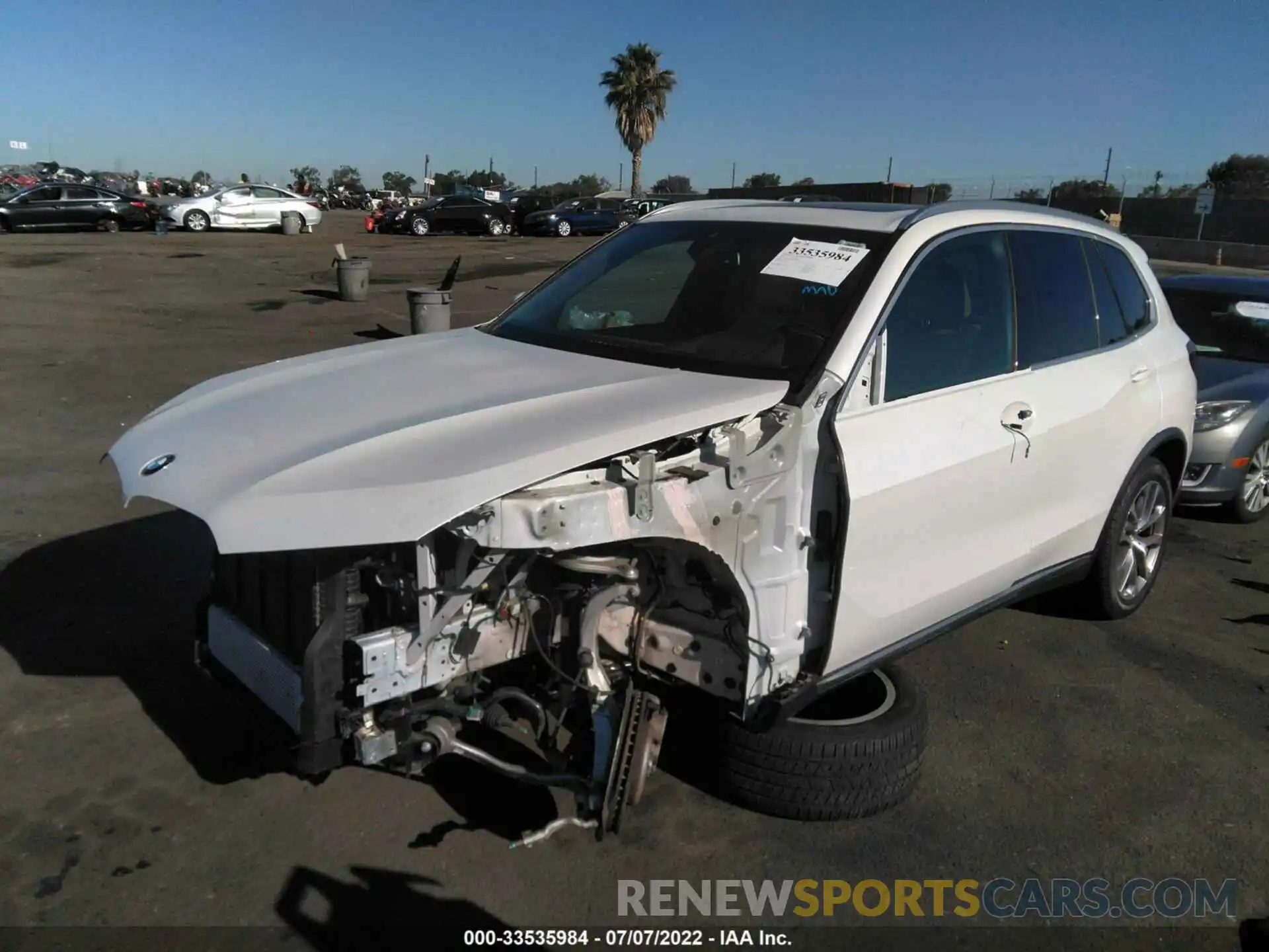 2 Photograph of a damaged car 5UXCR6C0XM9G90621 BMW X5 2021