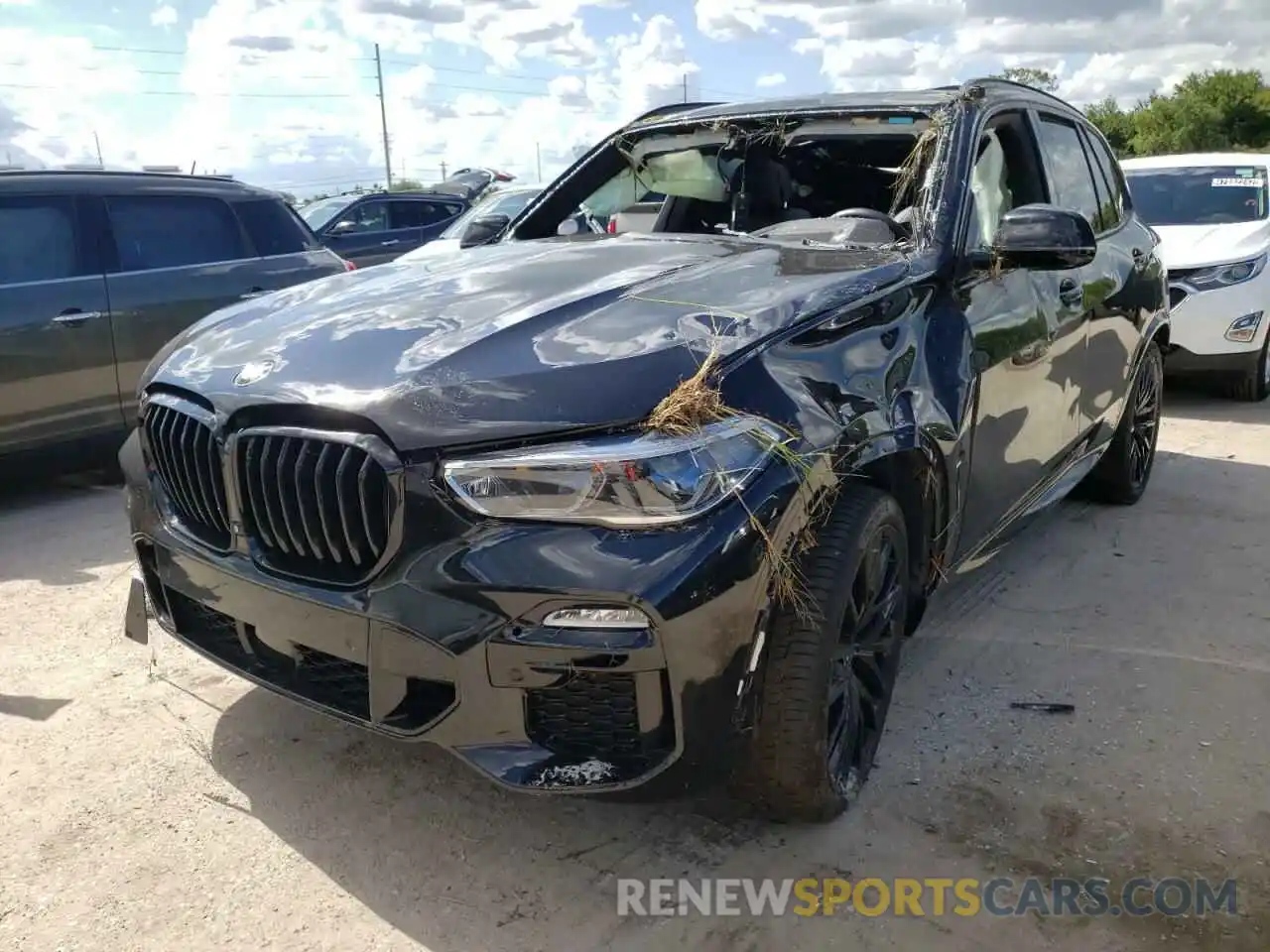 2 Photograph of a damaged car 5UXCR6C0XM9H00788 BMW X5 2021