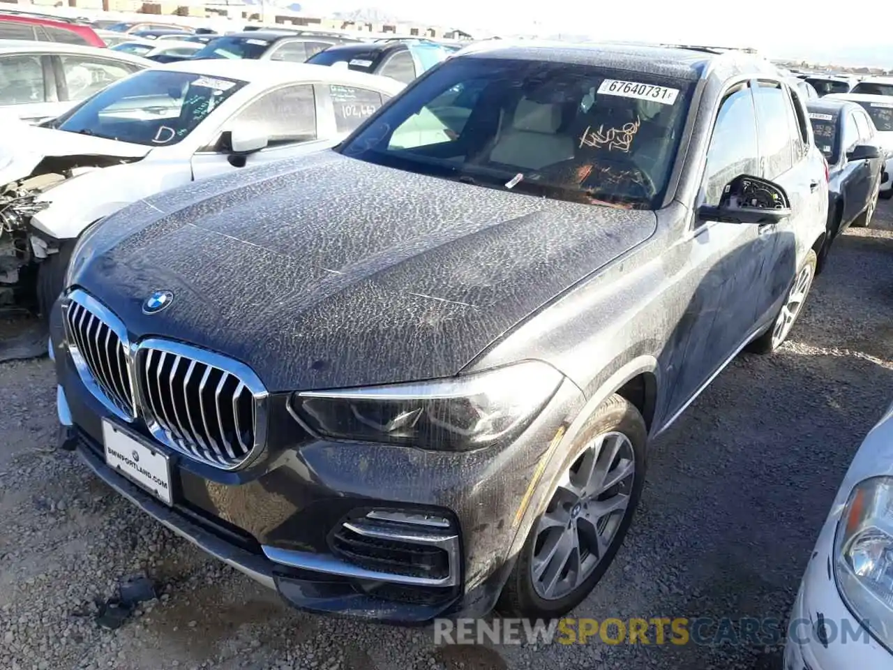 2 Photograph of a damaged car 5UXCR6C0XM9H35993 BMW X5 2021