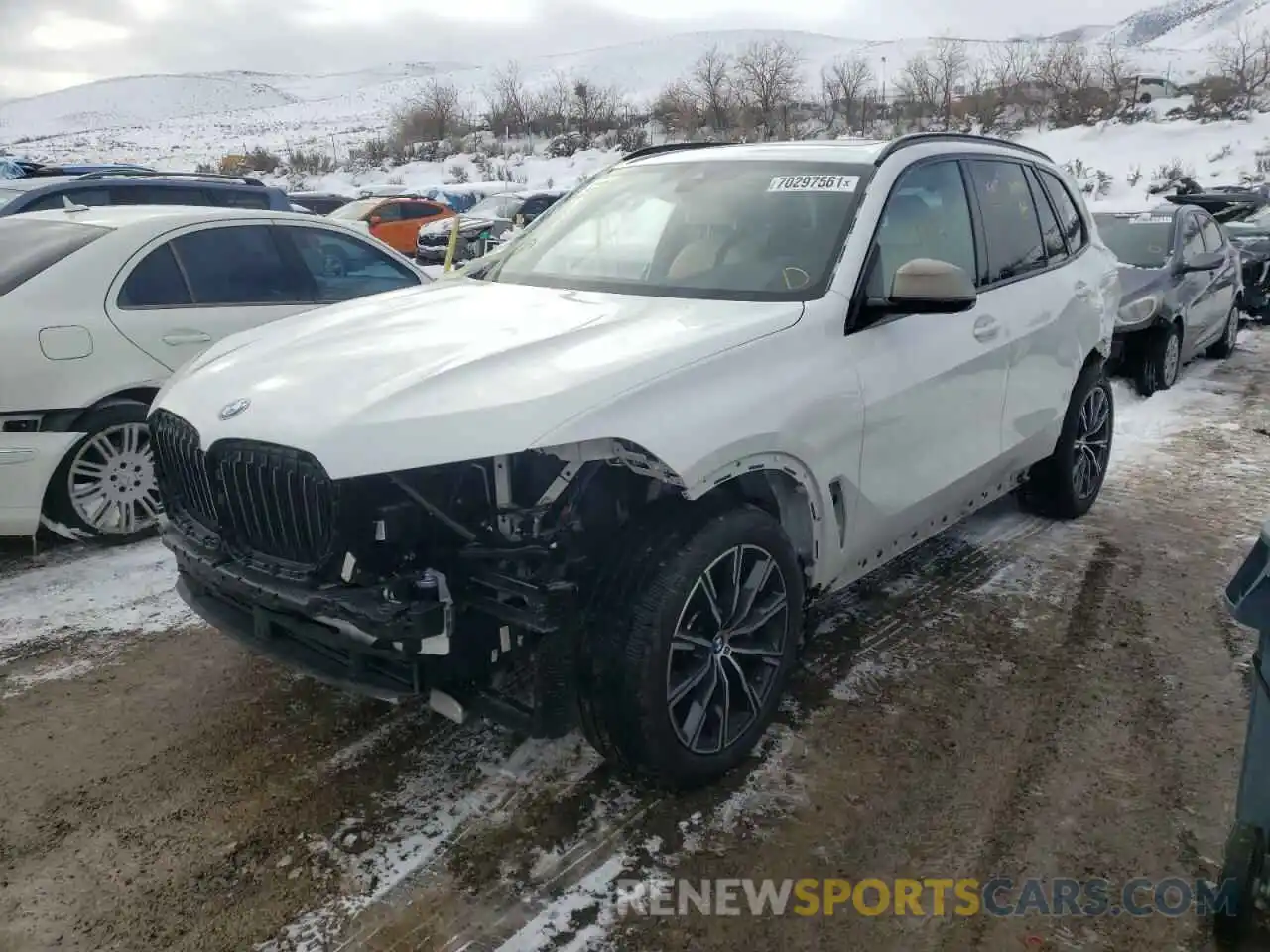 2 Фотография поврежденного автомобиля 5UXJU4C00M9E86372 BMW X5 2021