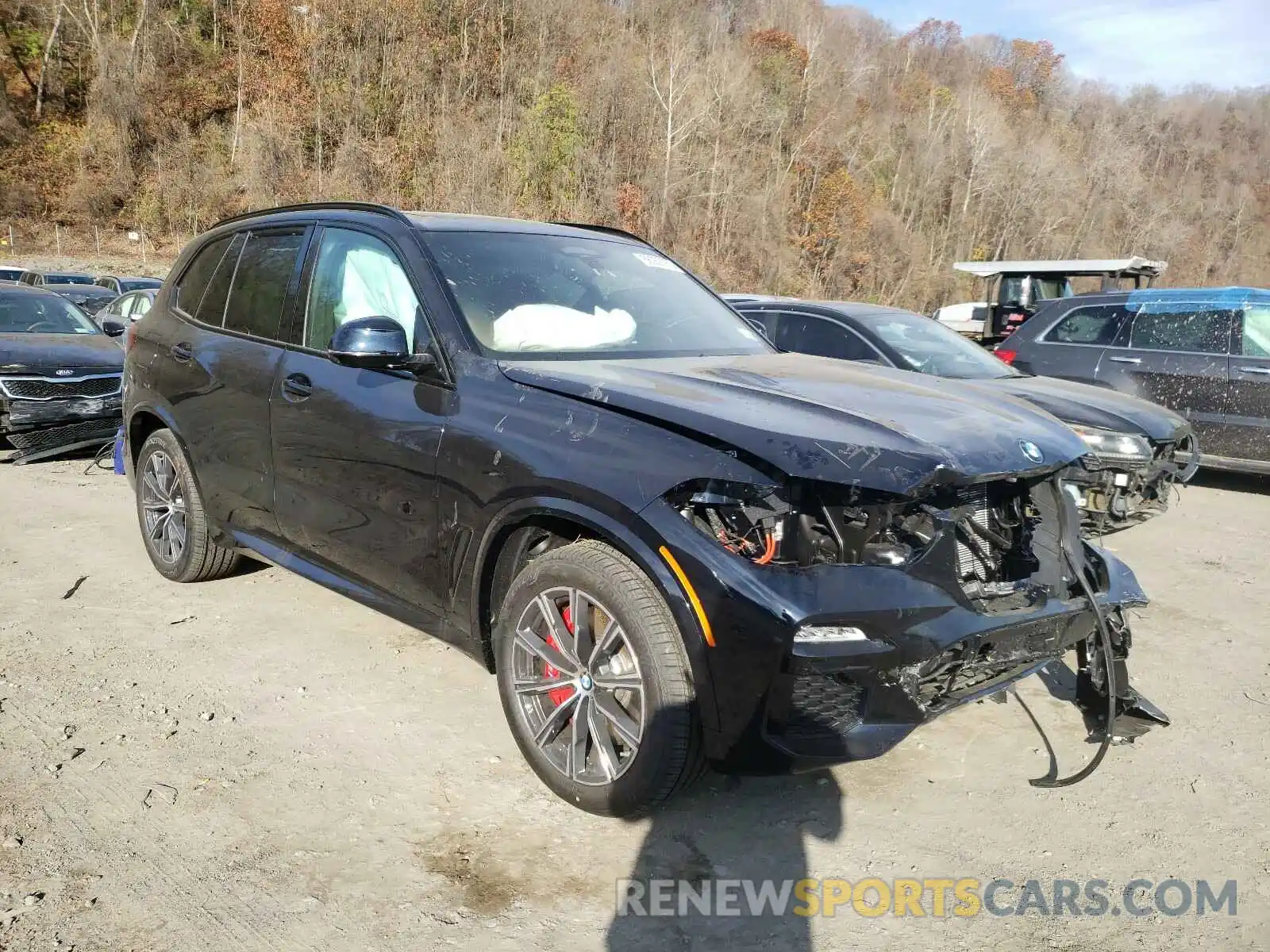 1 Photograph of a damaged car 5UXJU4C01M9E53249 BMW X5 2021