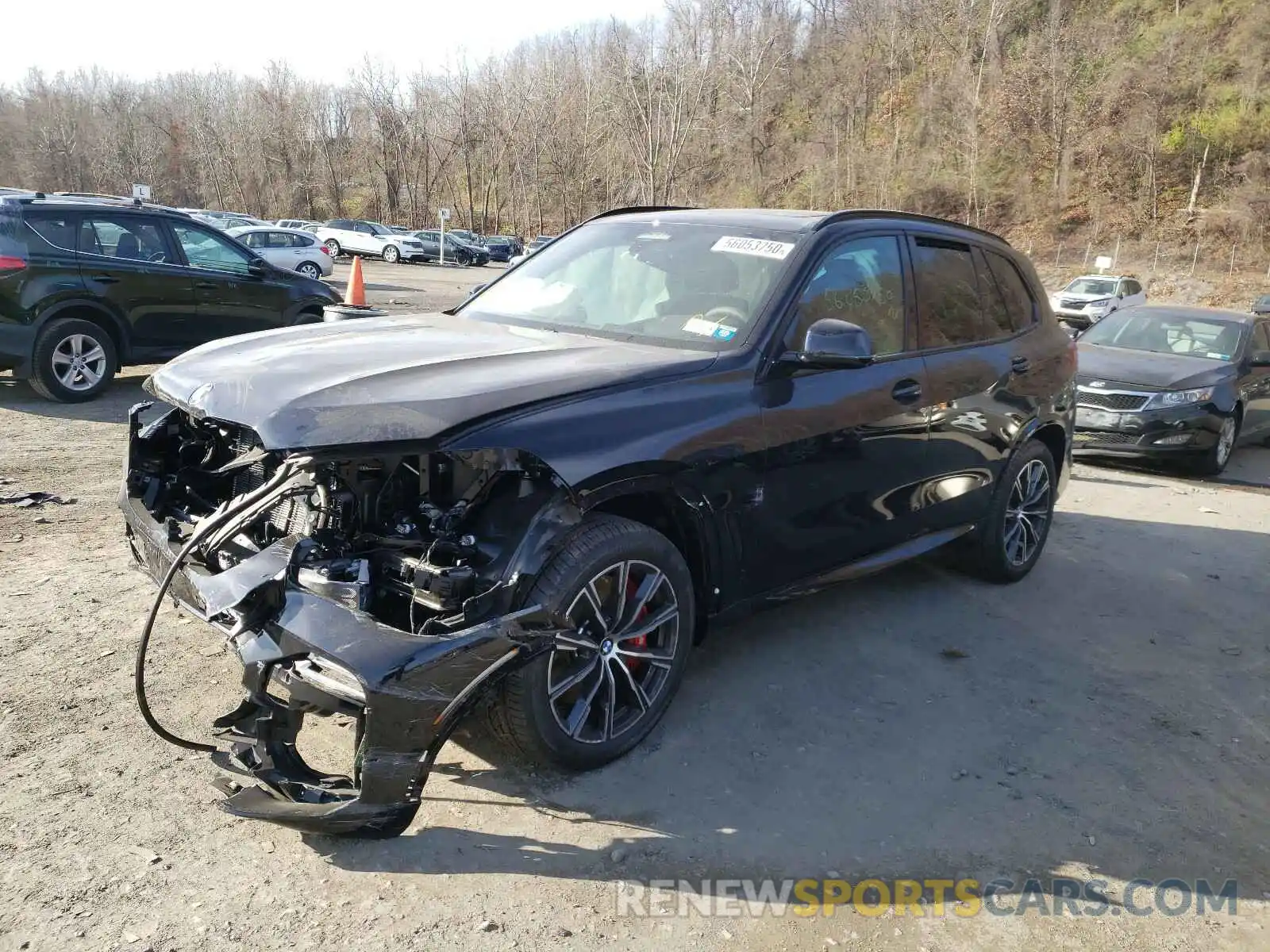 2 Photograph of a damaged car 5UXJU4C01M9E53249 BMW X5 2021