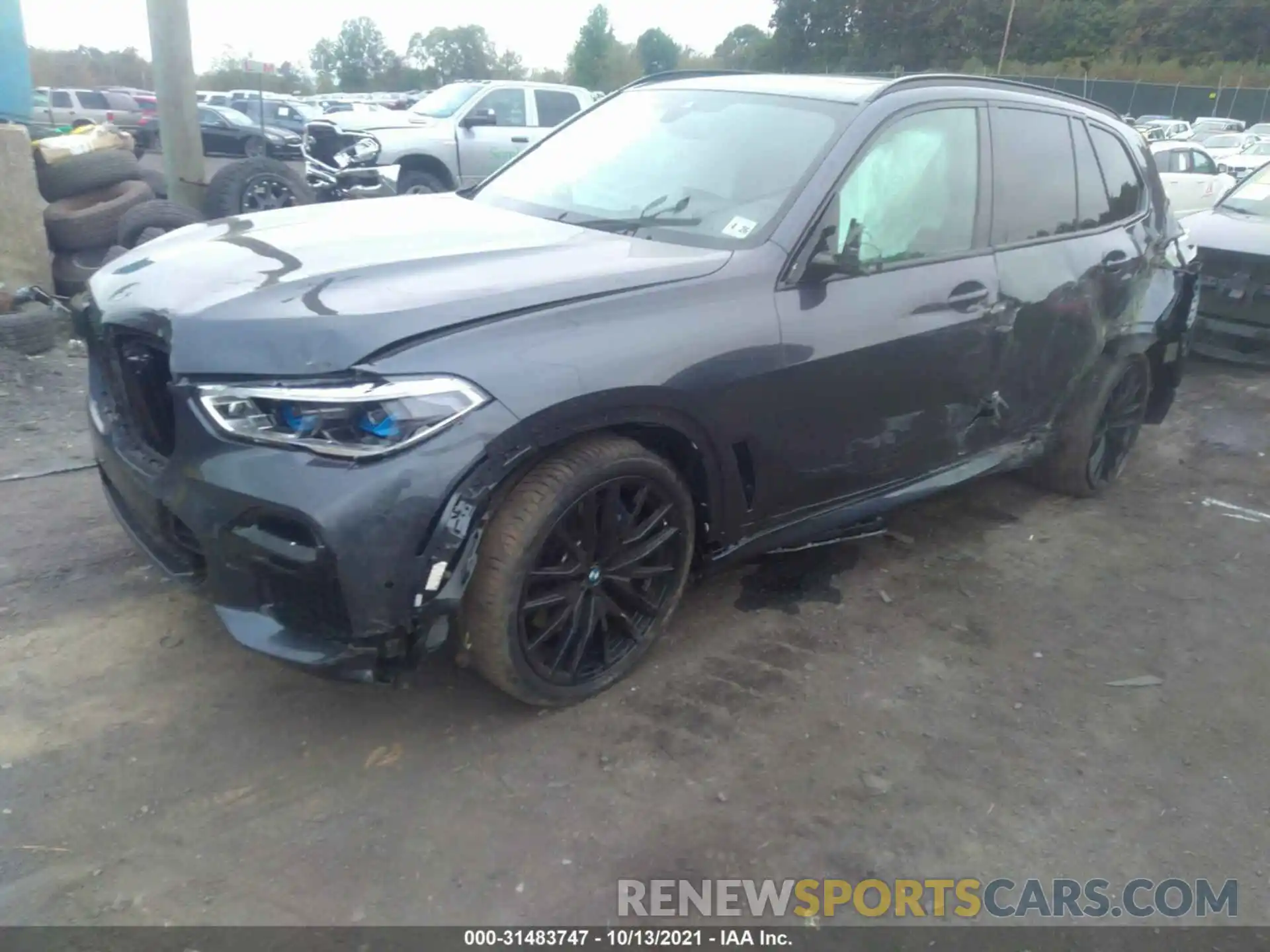 2 Фотография поврежденного автомобиля 5UXJU4C04M9G70200 BMW X5 2021