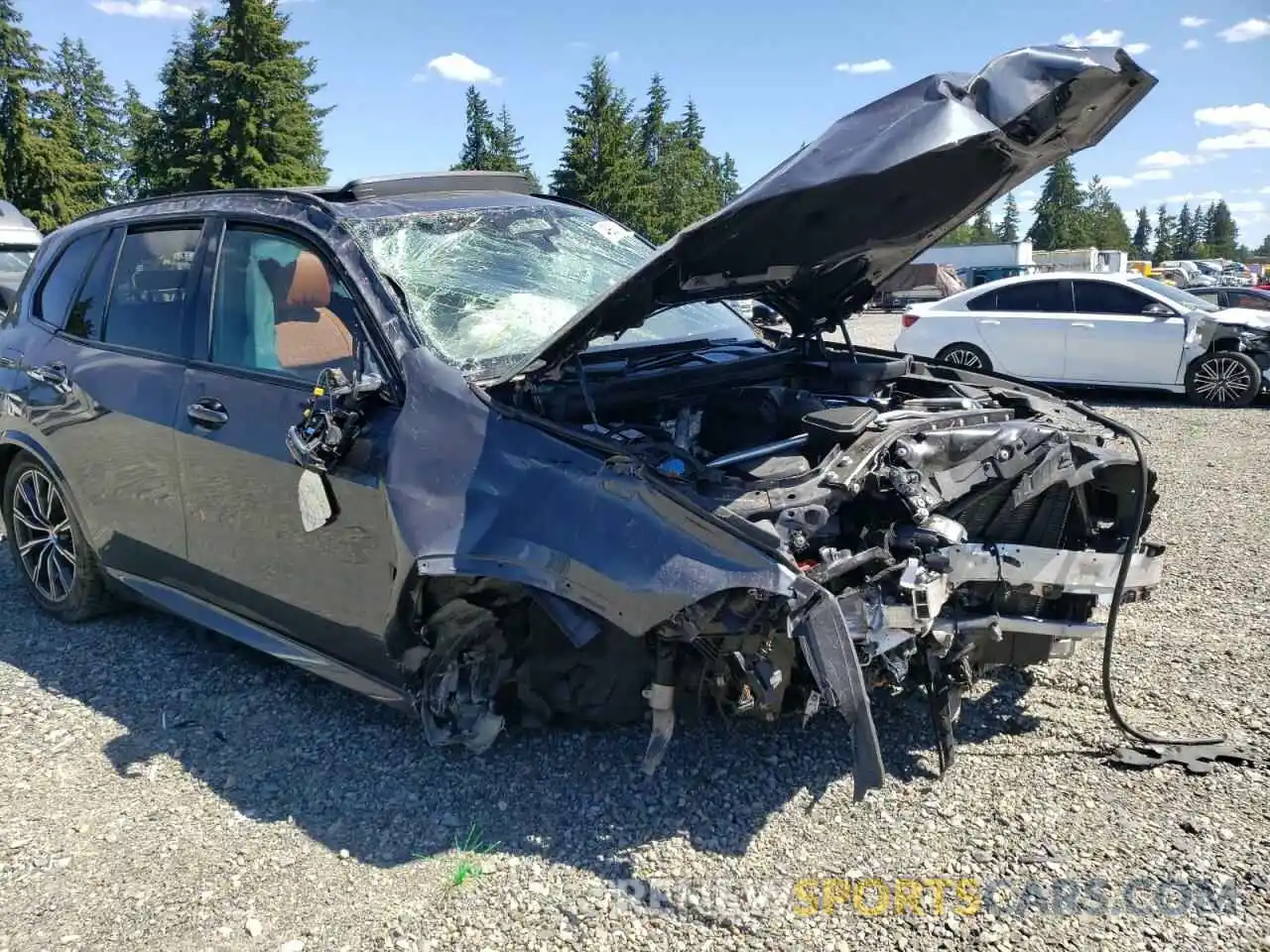 9 Photograph of a damaged car 5UXJU4C0XM9F27879 BMW X5 2021