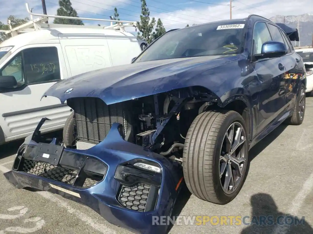 2 Photograph of a damaged car 5UXTA6C01M9F10045 BMW X5 2021