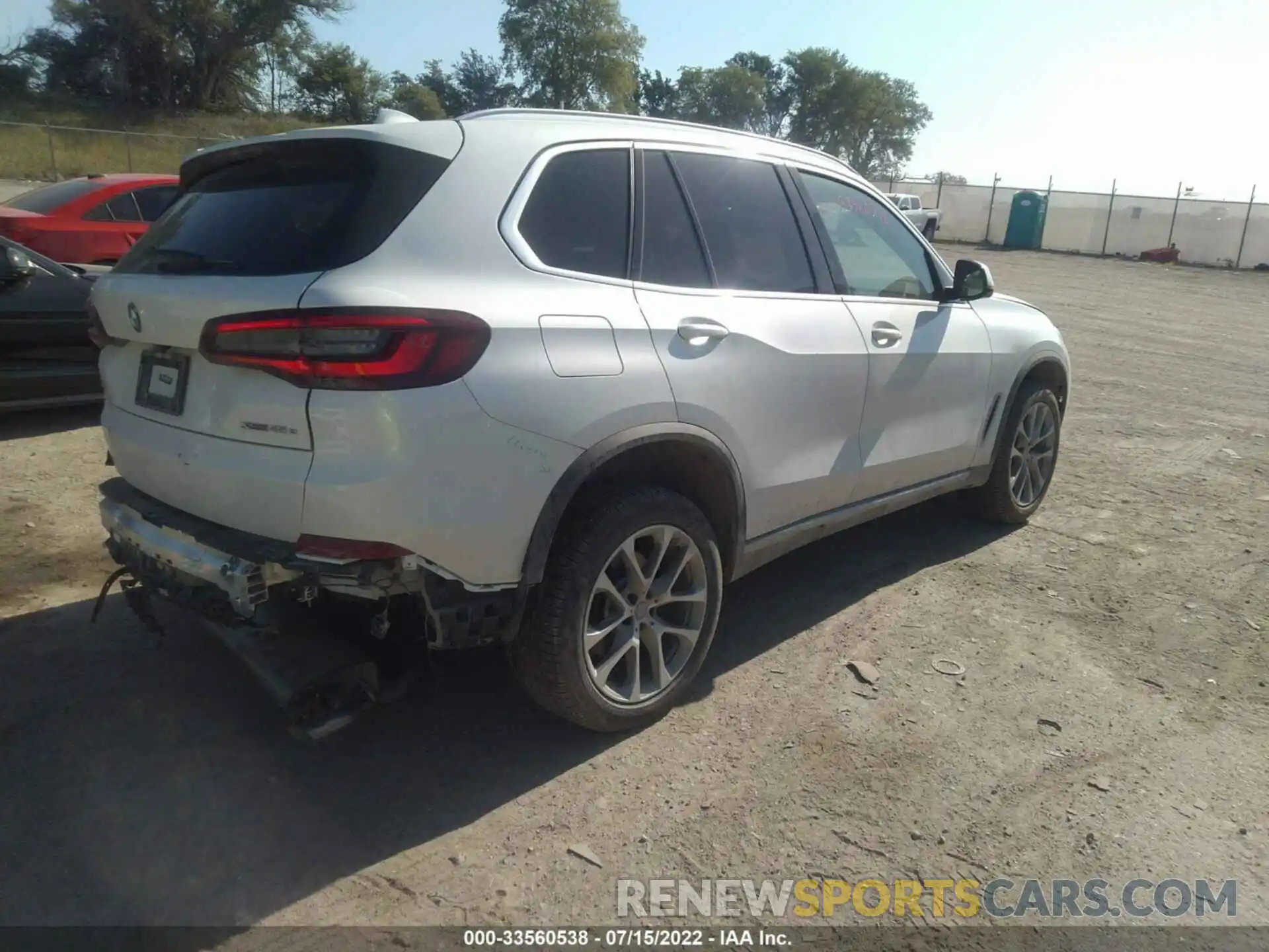 4 Photograph of a damaged car 5UXTA6C03M9H48463 BMW X5 2021