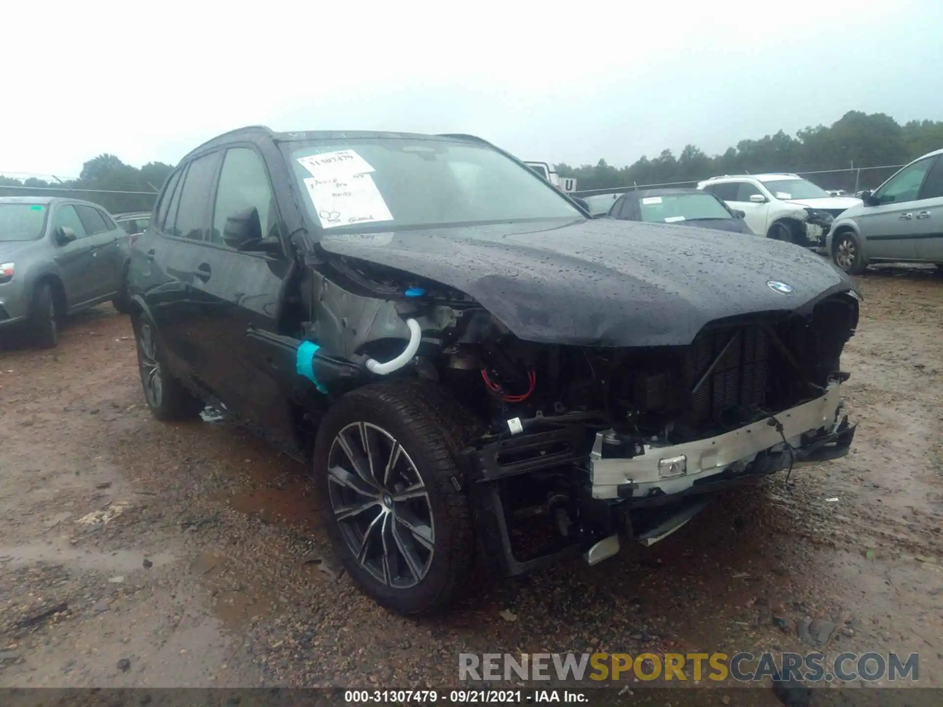 1 Photograph of a damaged car 5UXTA6C04M9F71180 BMW X5 2021