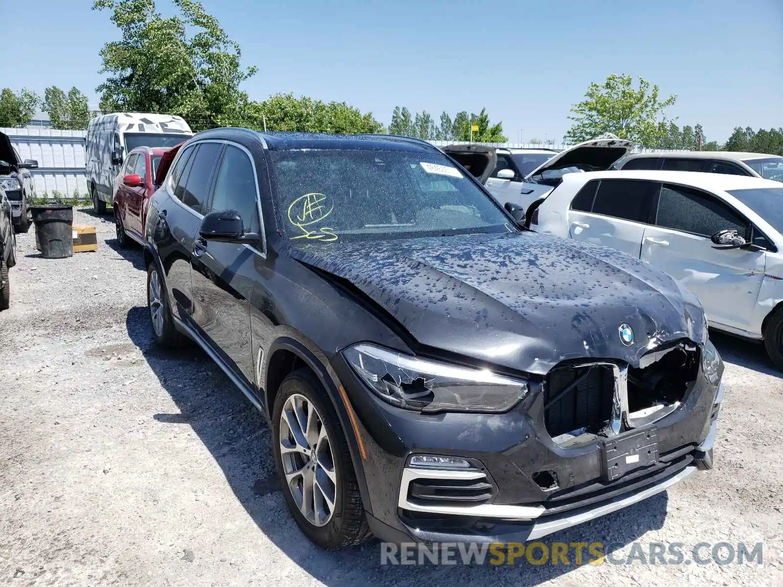 1 Photograph of a damaged car 5UXTA6C06M9D38563 BMW X5 2021