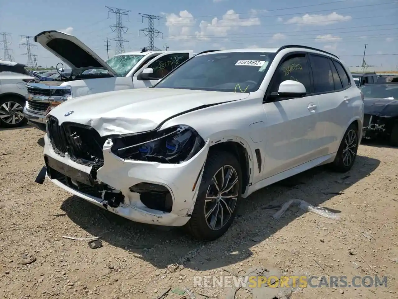 2 Photograph of a damaged car 5UXTA6C06M9H49414 BMW X5 2021