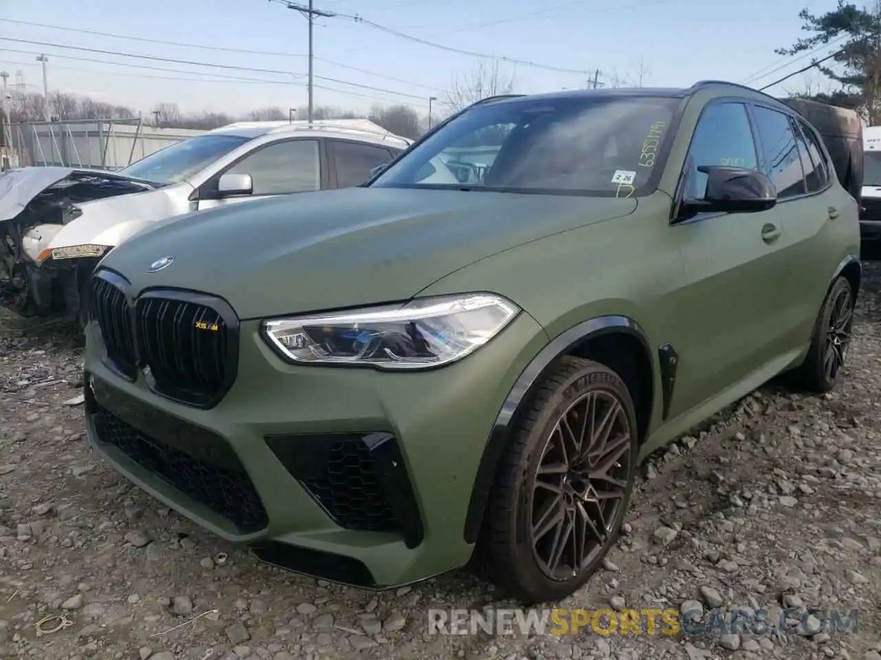 2 Фотография поврежденного автомобиля 5YMJU0C01M9F24953 BMW X5 2021