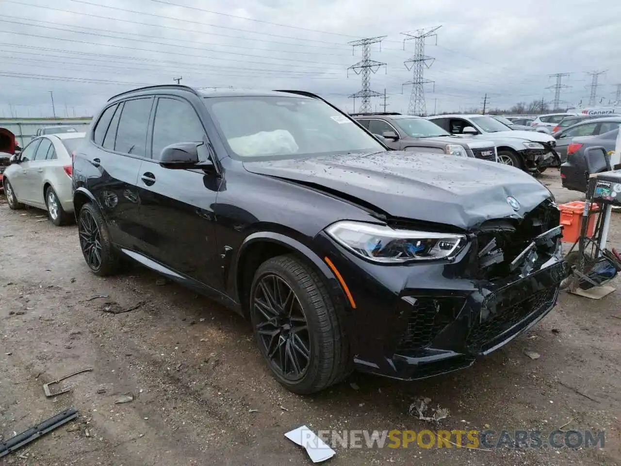 1 Photograph of a damaged car 5YMJU0C02M9D78319 BMW X5 2021