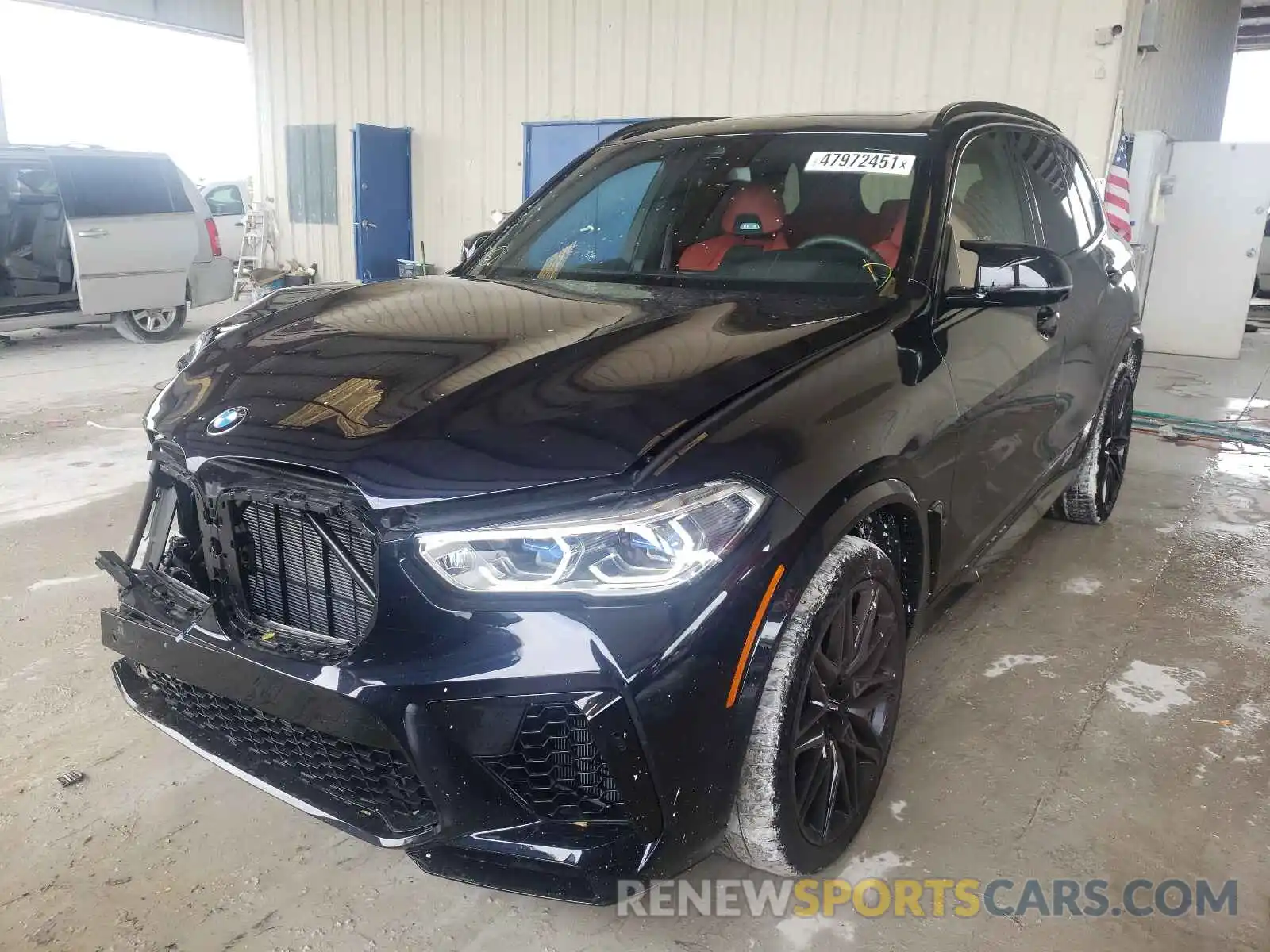 2 Photograph of a damaged car 5YMJU0C02M9E92028 BMW X5 2021