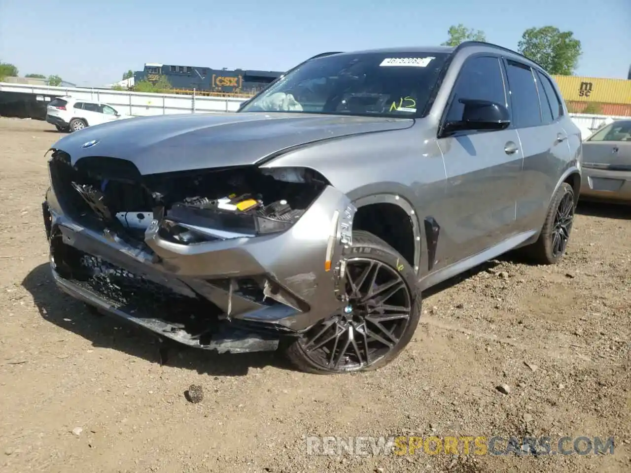 2 Photograph of a damaged car 5YMJU0C03M9G77141 BMW X5 2021