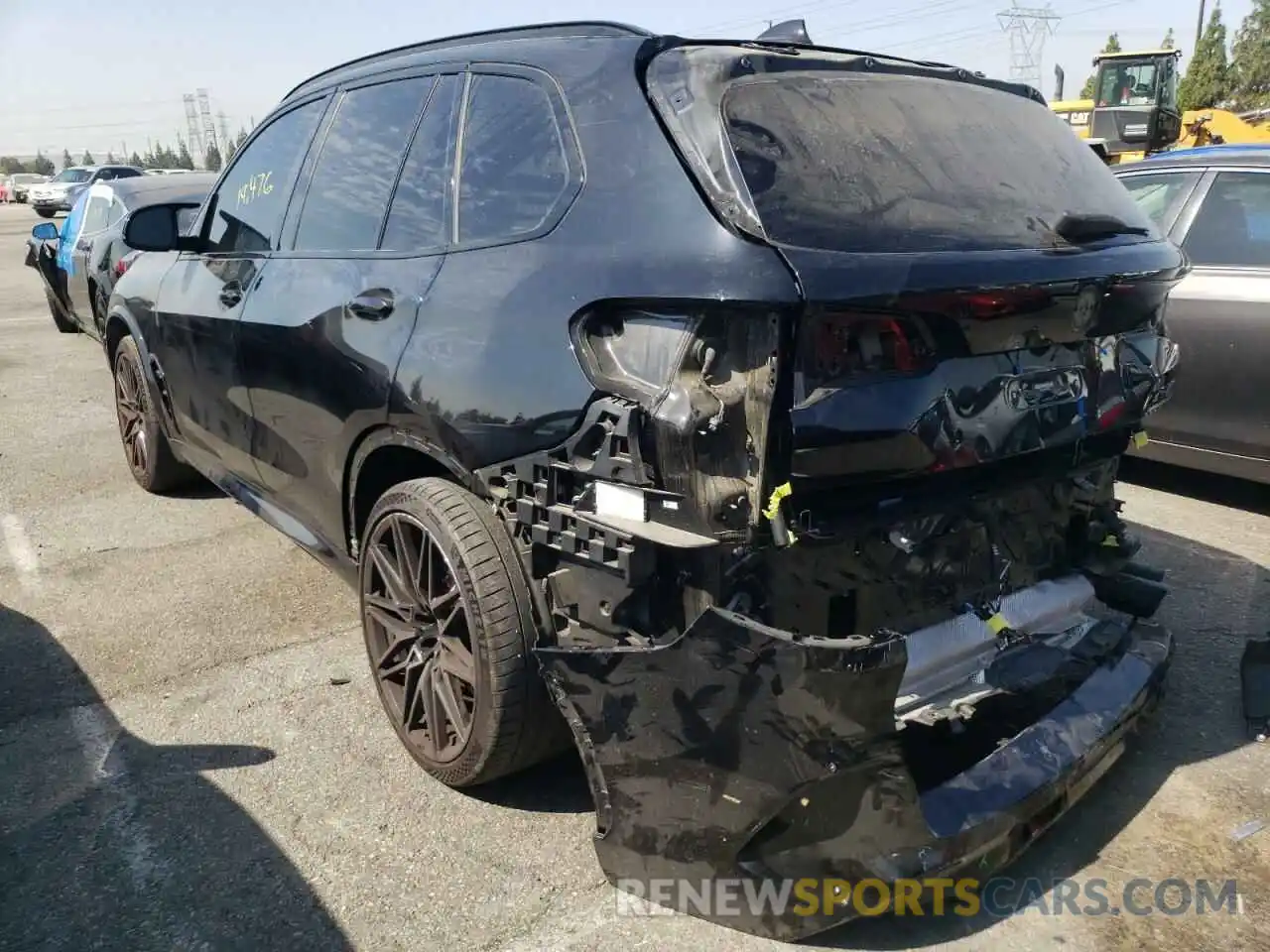 3 Photograph of a damaged car 5YMJU0C07M9F06635 BMW X5 2021