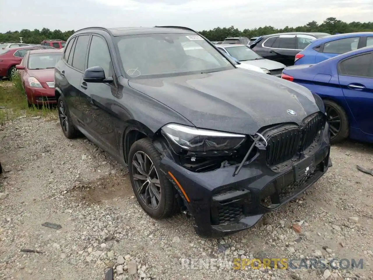 1 Photograph of a damaged car 5UXCR6C00N9J28337 BMW X5 2022