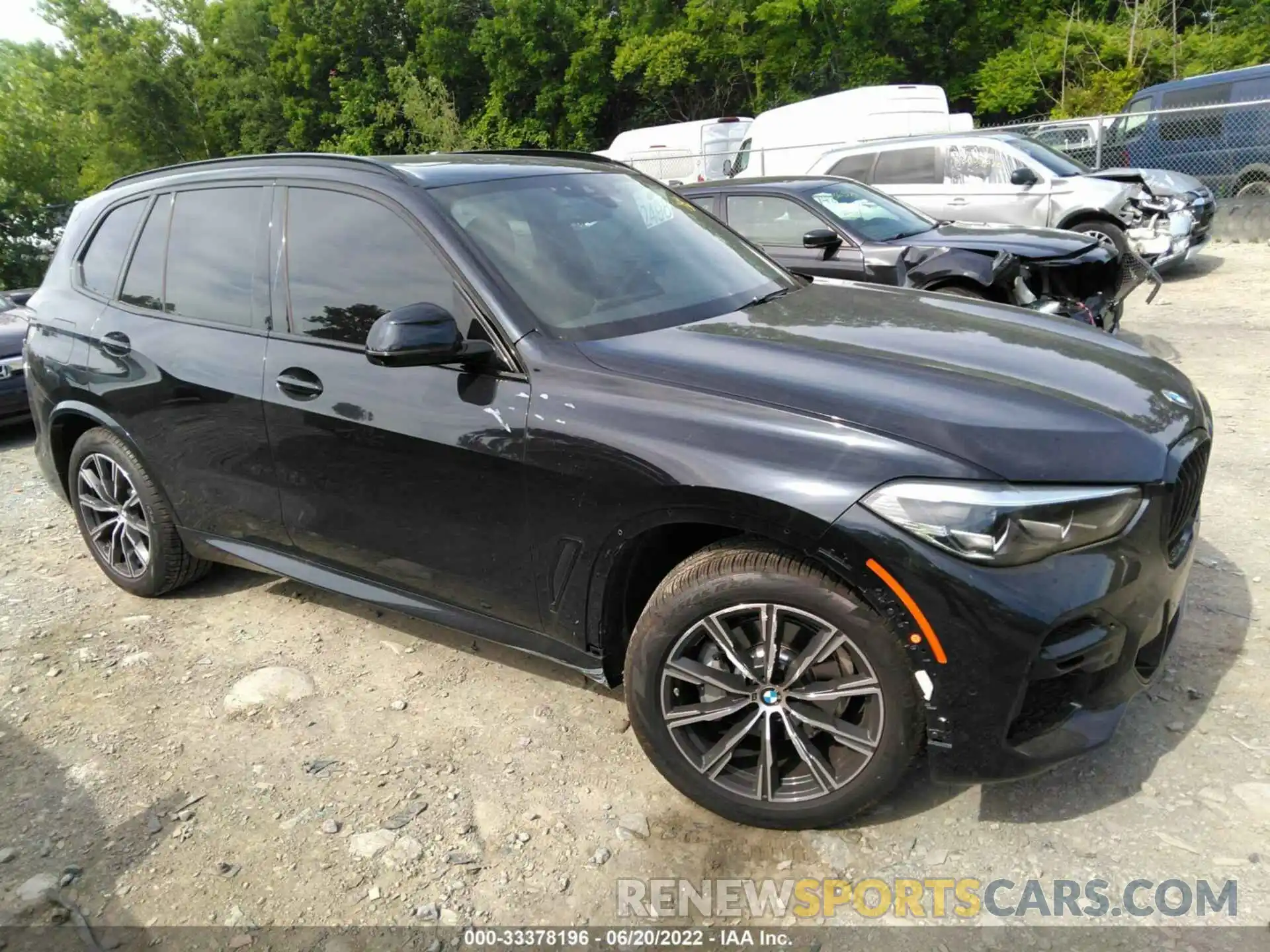 1 Photograph of a damaged car 5UXCR6C01N9L74734 BMW X5 2022