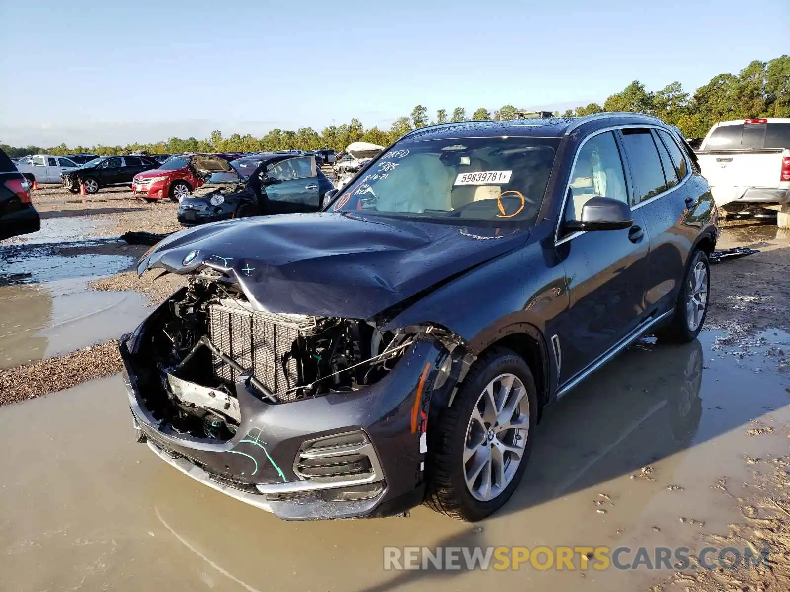 2 Photograph of a damaged car 5UXCR6C02N9J18490 BMW X5 2022