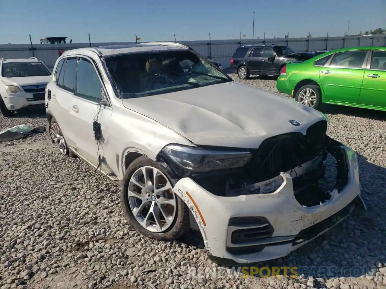 1 Photograph of a damaged car 5UXCR6C03N9L67896 BMW X5 2022