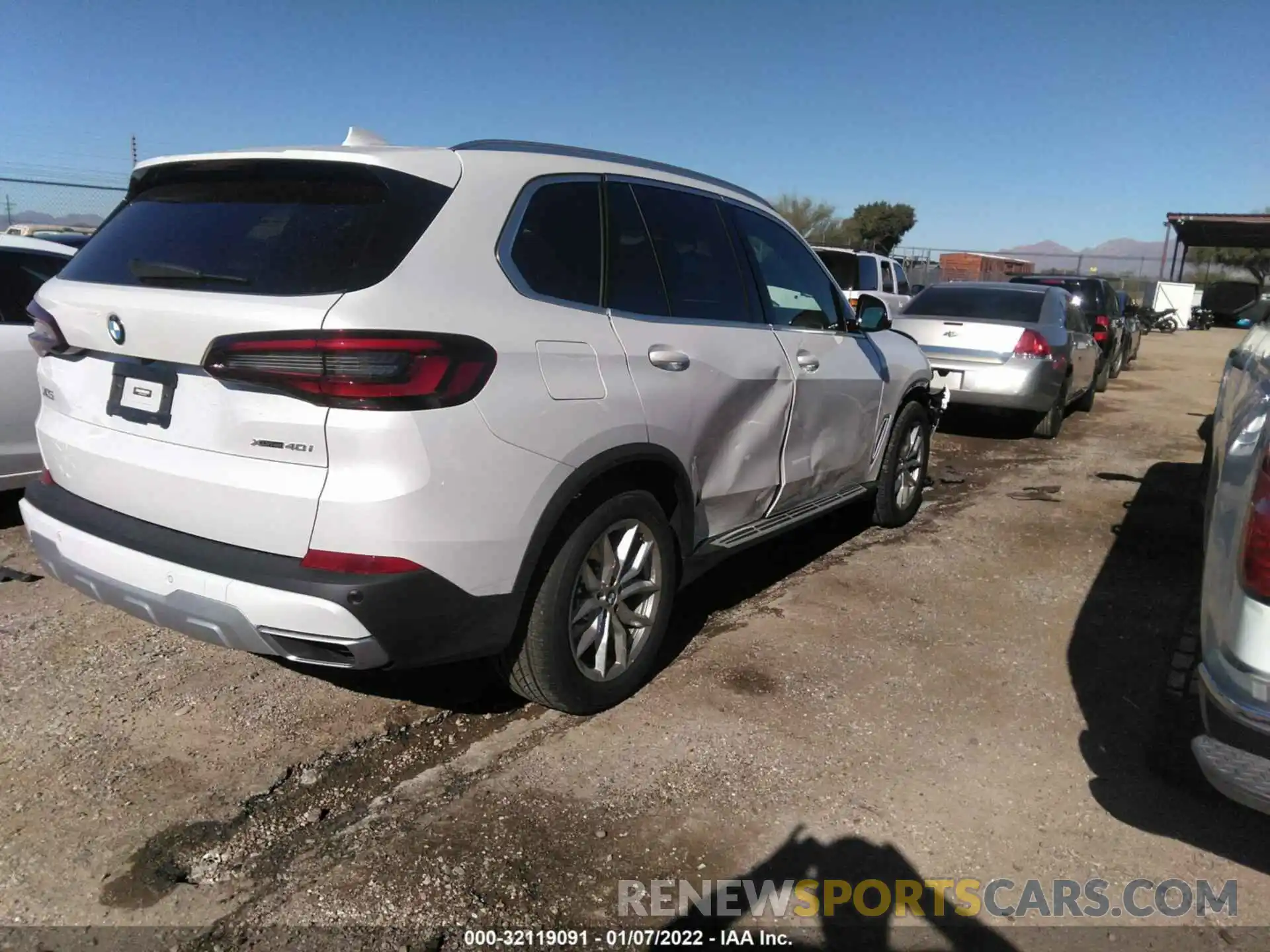 4 Фотография поврежденного автомобиля 5UXCR6C07N9J83142 BMW X5 2022