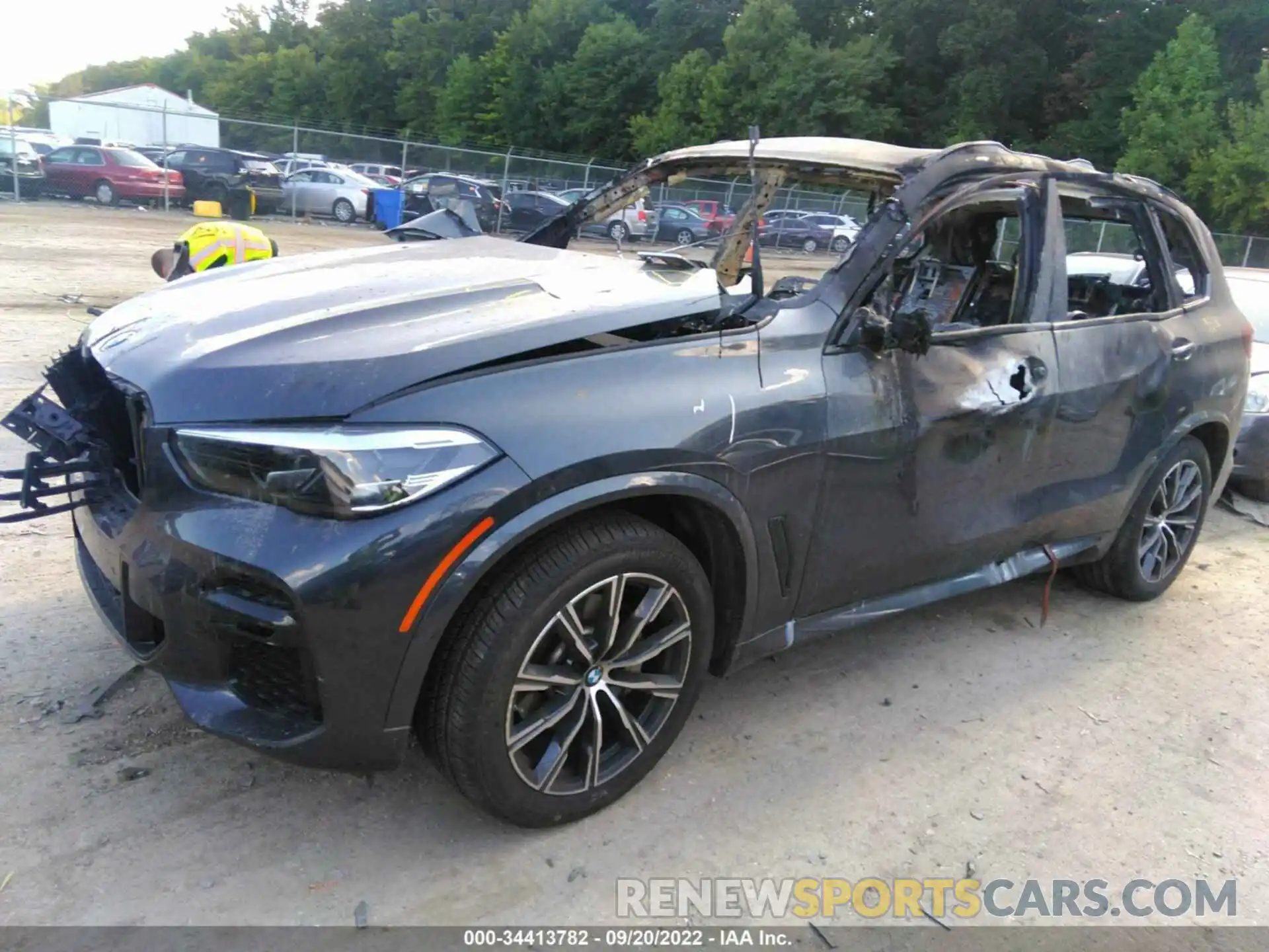 2 Photograph of a damaged car 5UXCR6C07N9K57997 BMW X5 2022