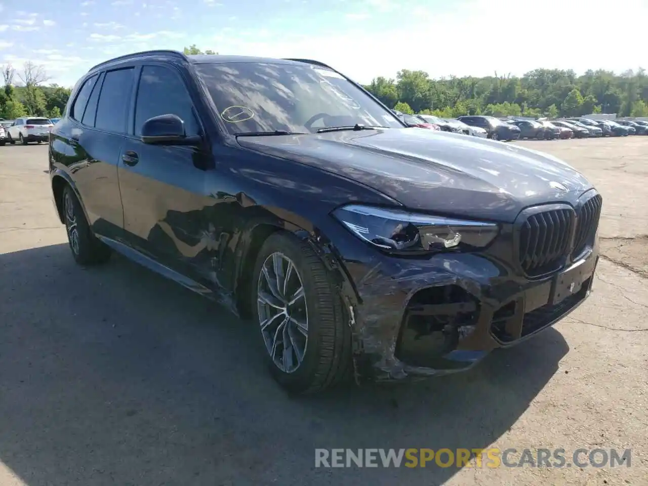 1 Photograph of a damaged car 5UXCR6C09N9K56155 BMW X5 2022