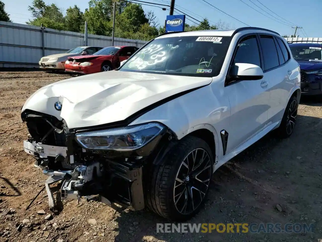 2 Photograph of a damaged car 5YMJU0C09N9K40145 BMW X5 2022