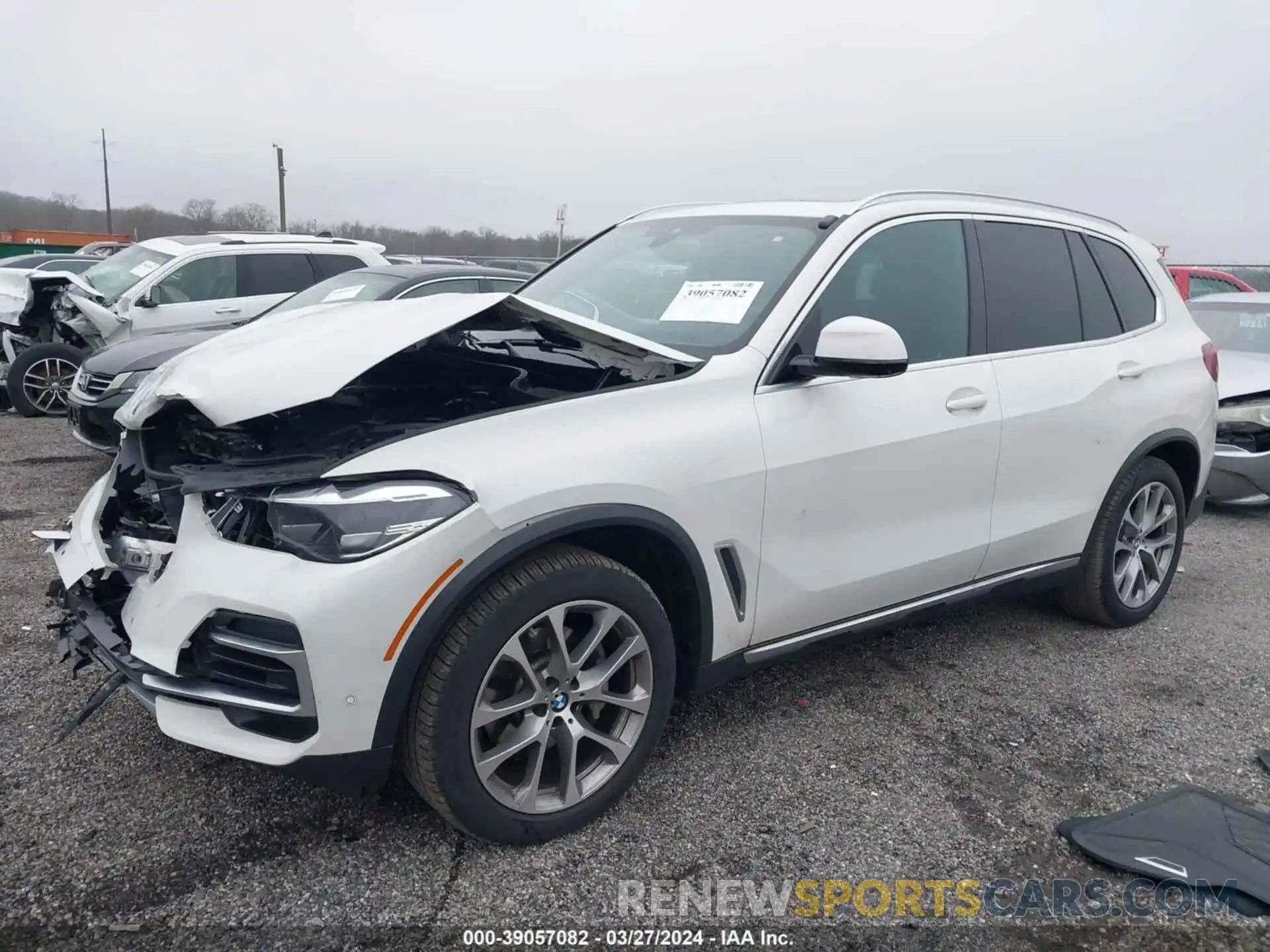 2 Photograph of a damaged car 5UXCR6C07P9P87034 BMW X5 2023