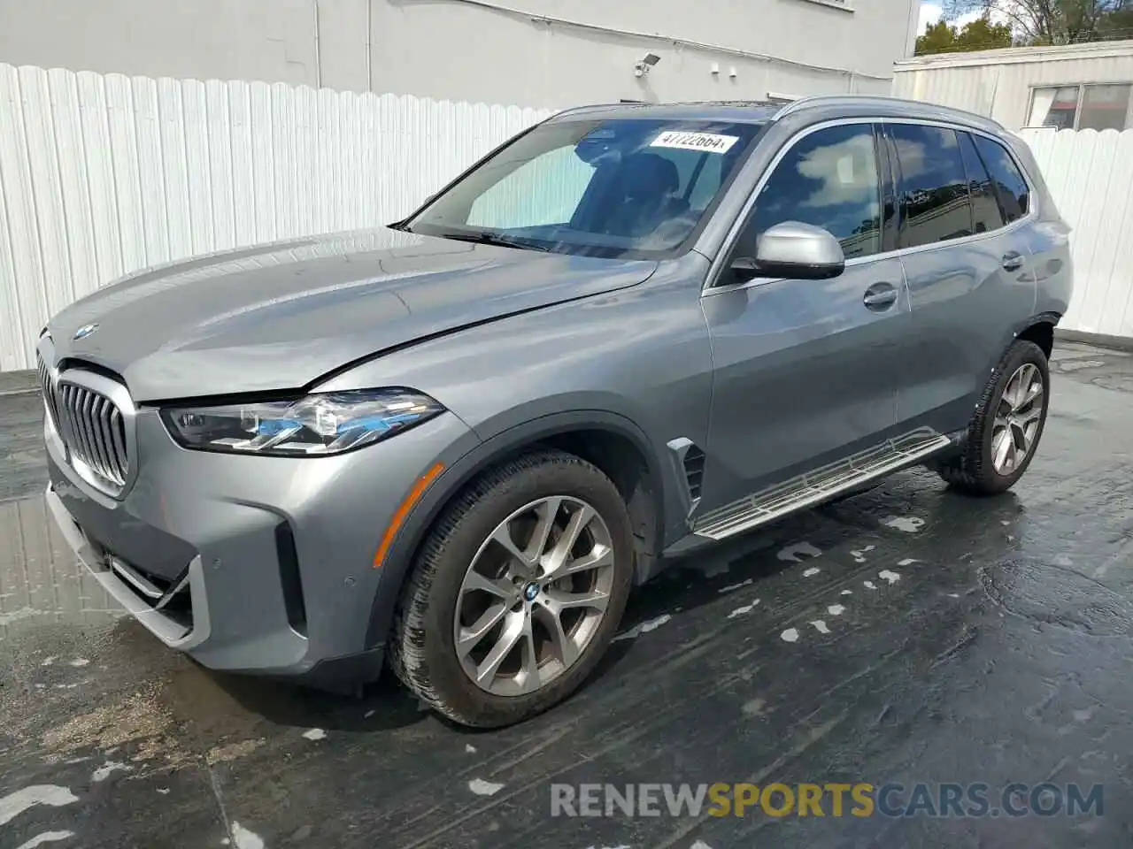 1 Photograph of a damaged car 5UX23EU02R9T34545 BMW X5 2024